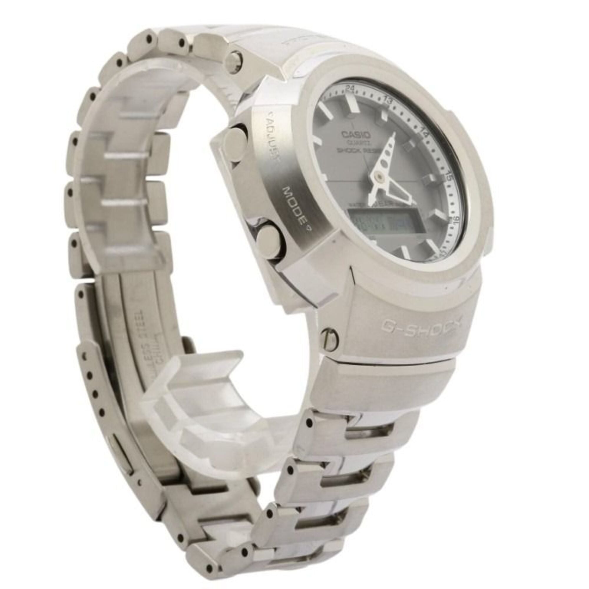Montre Casio G-SHOCK FULL METAL série AW-500, modèle AWM-500D-1A8JF, cadran gris, 44 mm