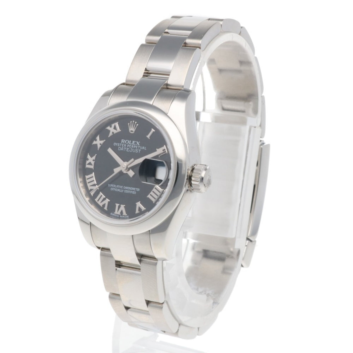 Rolex Datejust Oyster Perpetual 179160 Schwarz Zifferblatt 26 mm Uhr