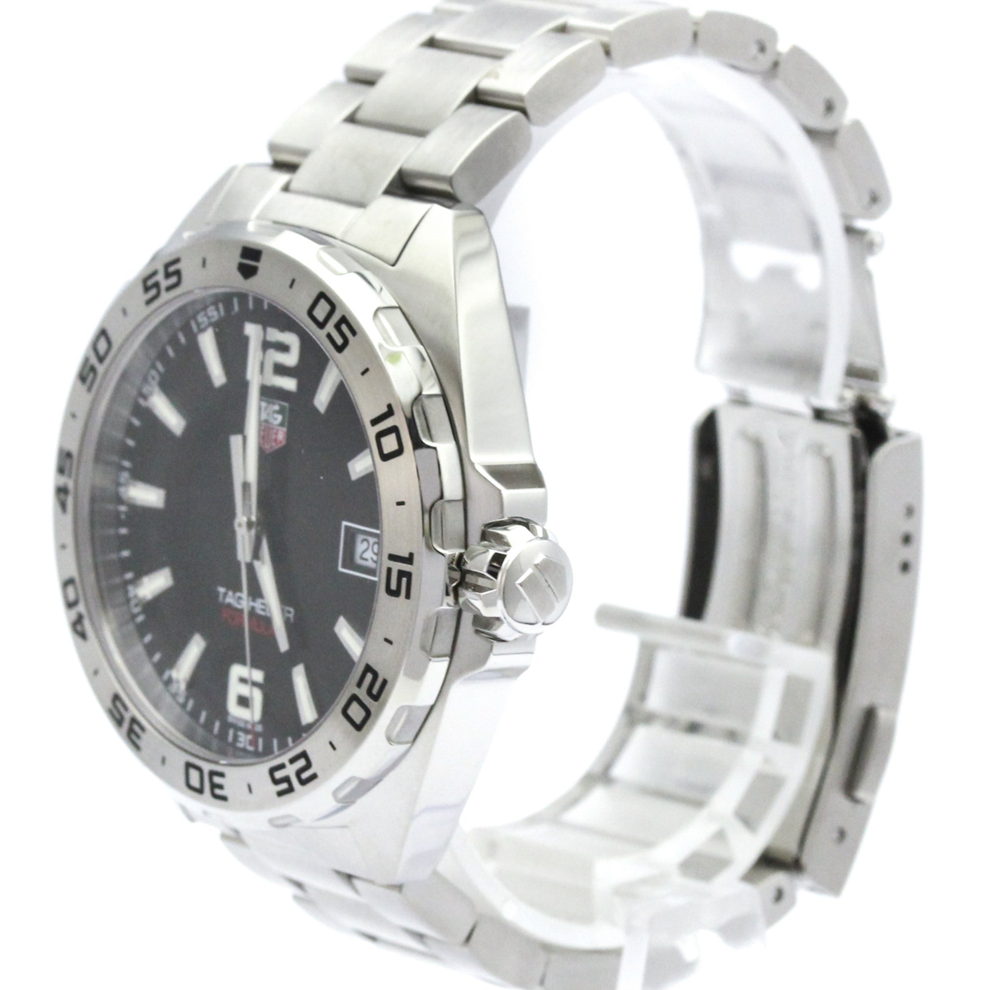 TAG HEUER Formula 1 Stainless Steel Quartz Mens Watch WAZ1112 Polished