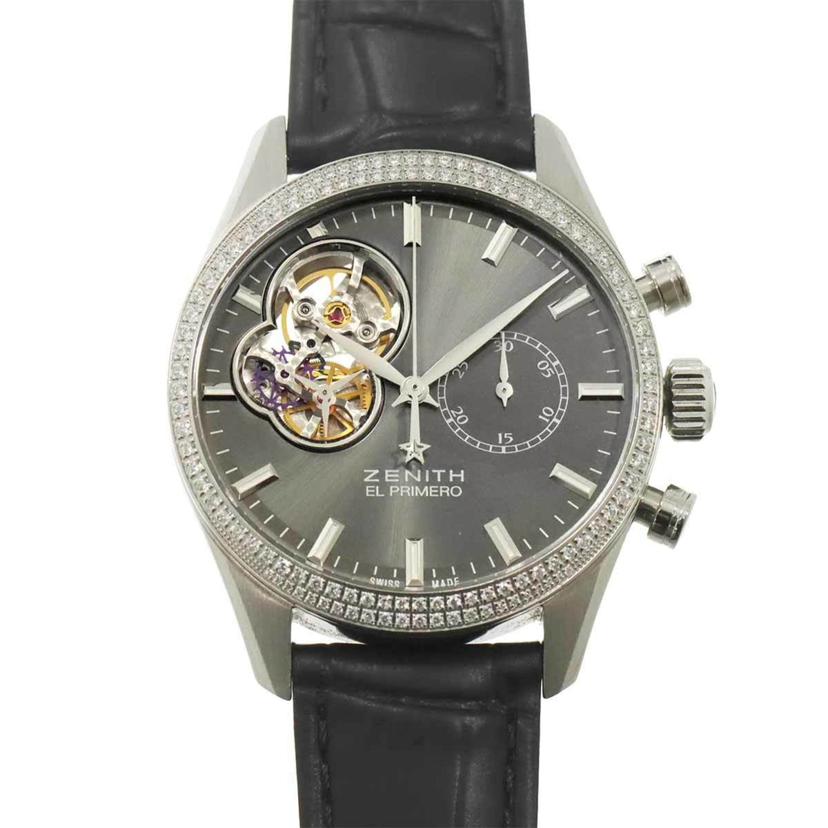 Montre Zenith El Primero Chronomaster Lady 16 2150 4062, cadran gris, 38 mm
