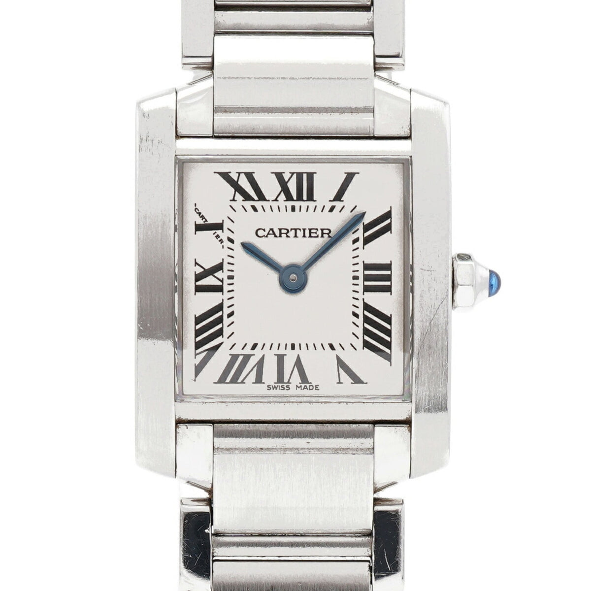Cartier Tank Française SM W51008Q3 Ivory Dial 20mm Watch
