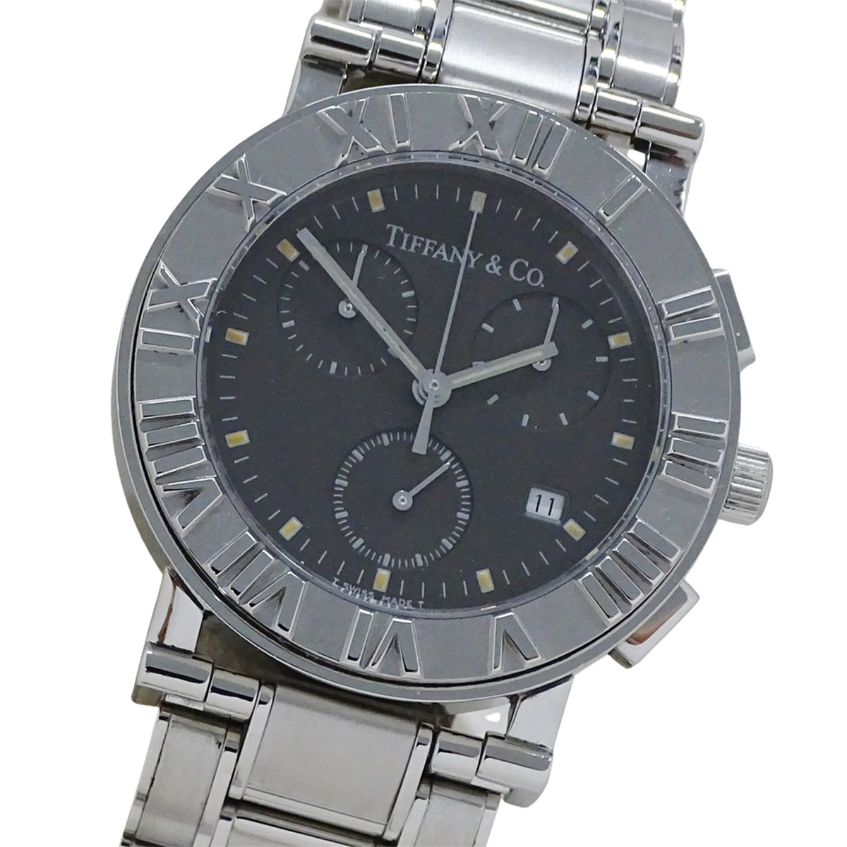 Tiffany & Co. Atlas Chronograph Z0002.32.10A11A00A Gray Dial 35mm Watch