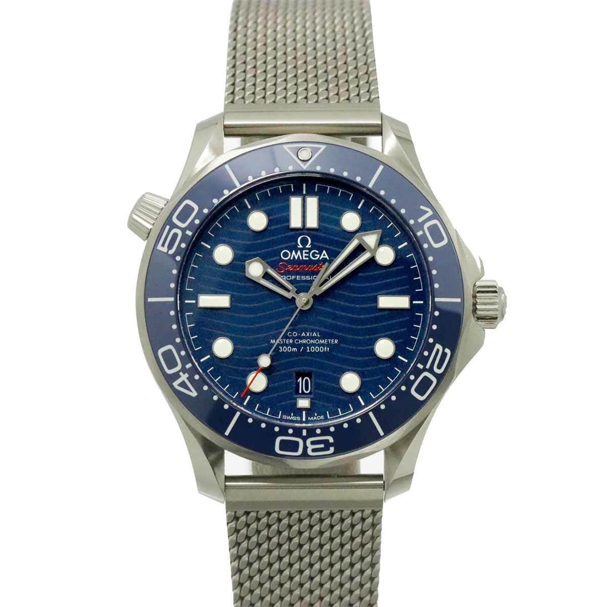 Omega Seamaster Co-Axial Master Chronometer 210 32 42 20 03 001 Blaues Zifferblatt 42 mm Uhr
