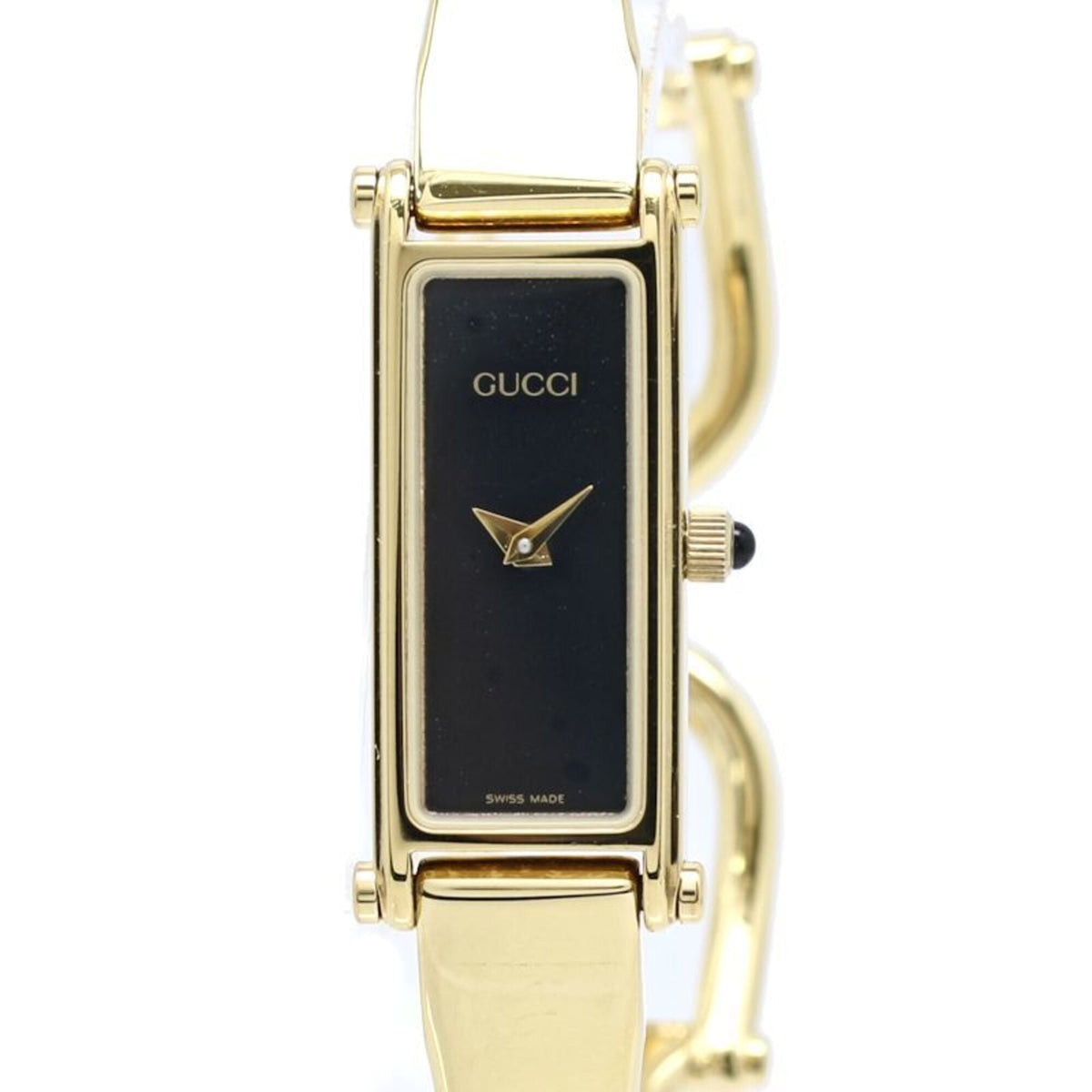 Bracelet Gucci YA015557 1500L Noir Montre à cadran de 12 mm