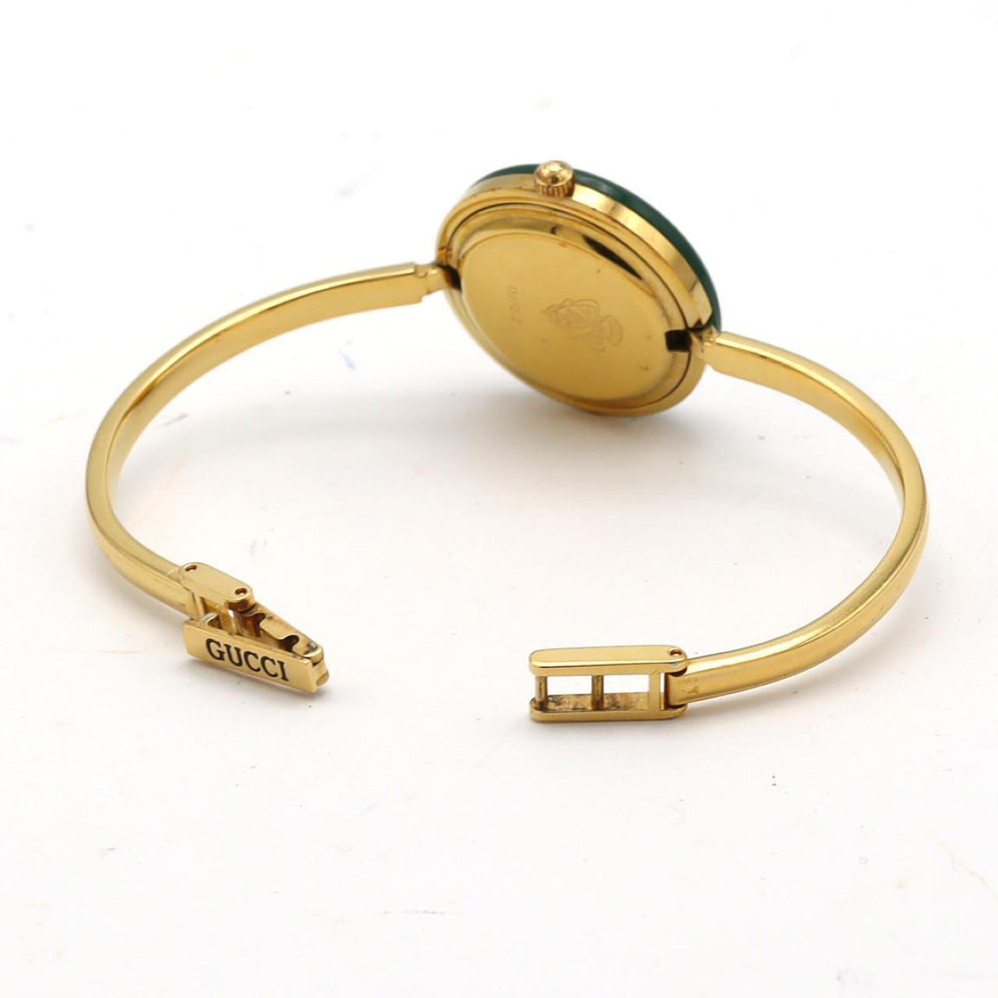 Gucci Change Ring GP Medium Size 11 12.2 Quartz Watch