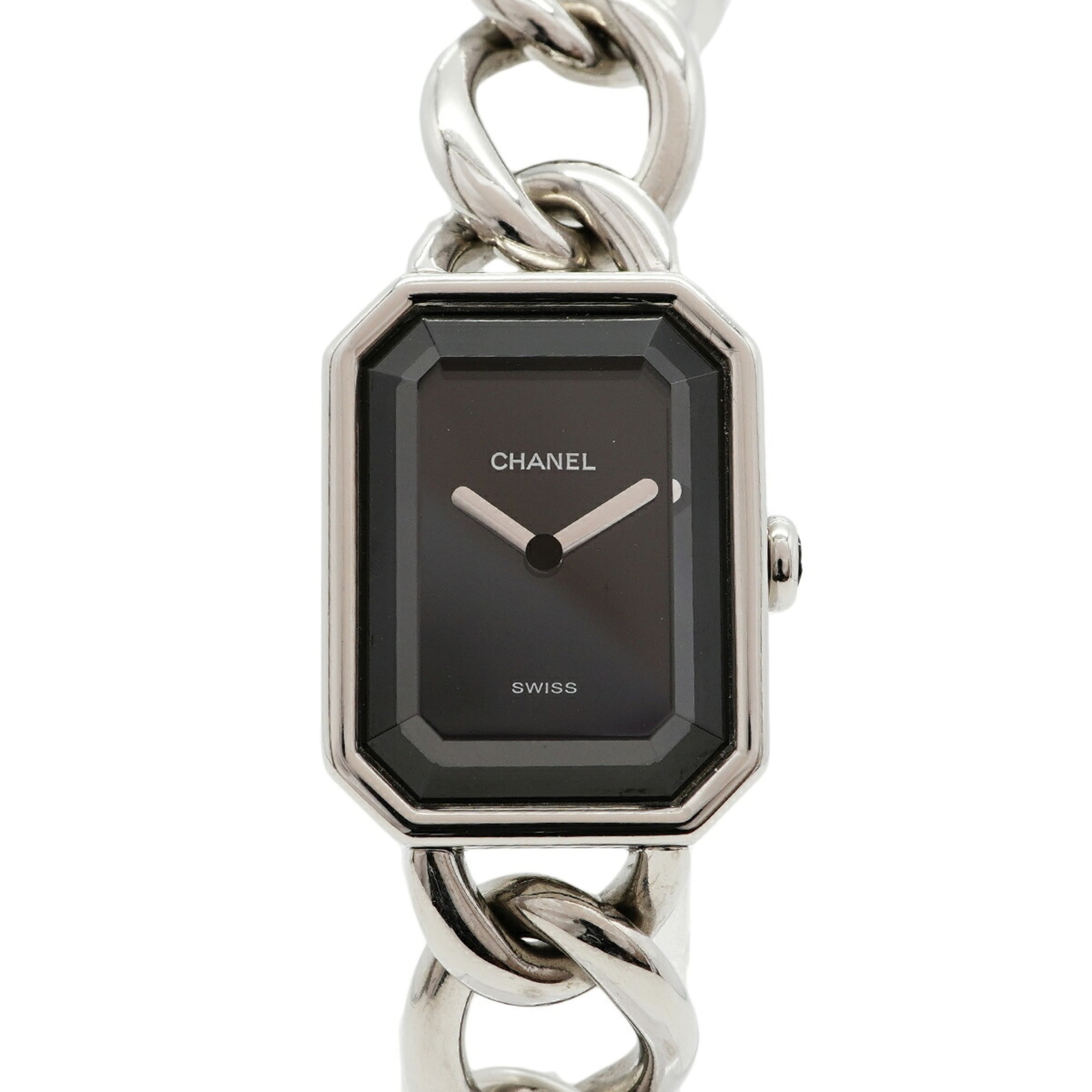 Chanel PremiÃ¨re L Chain H0452 Black Dial Wo