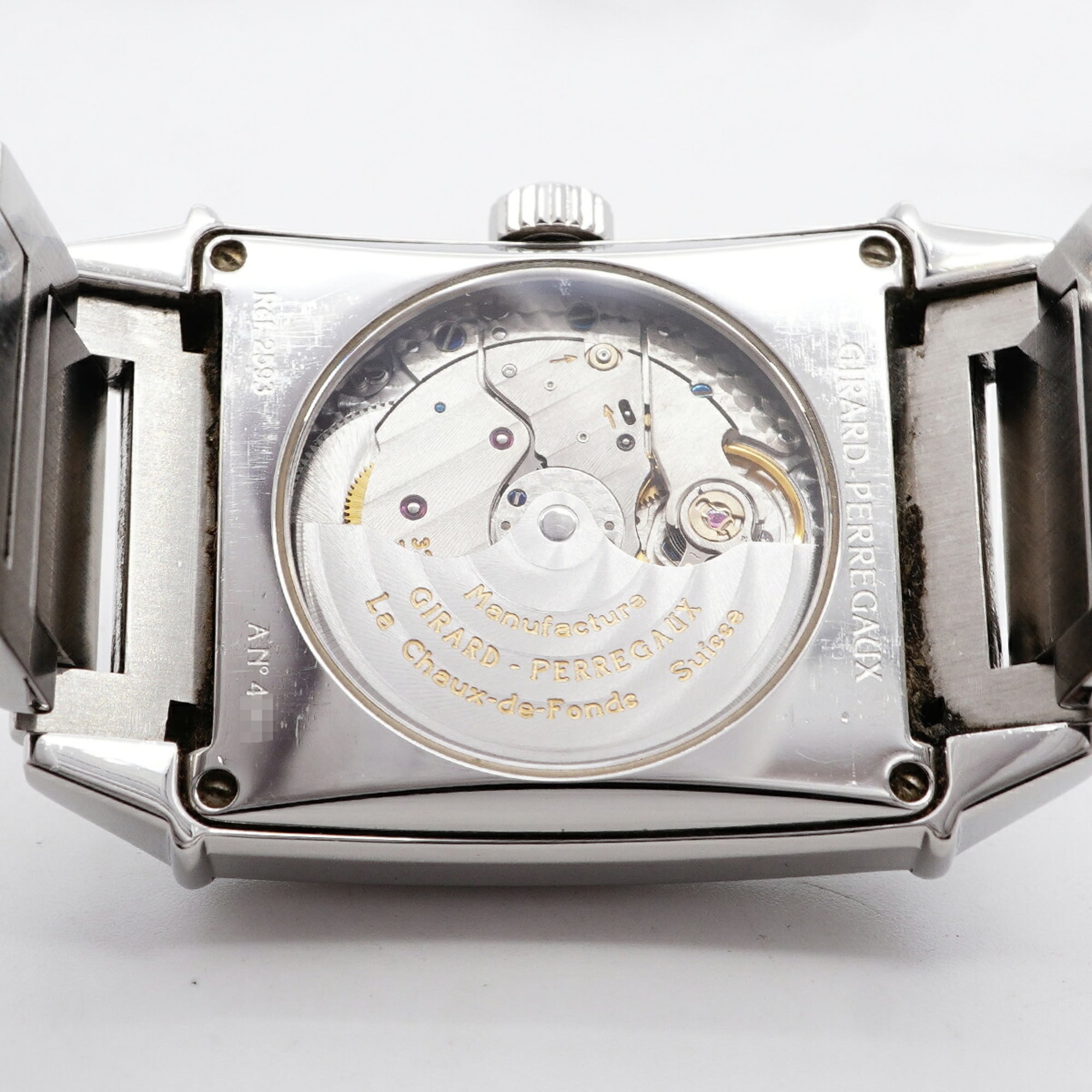 Montre Girard-Perregaux 1945 2593, cadran gris, 28 mm