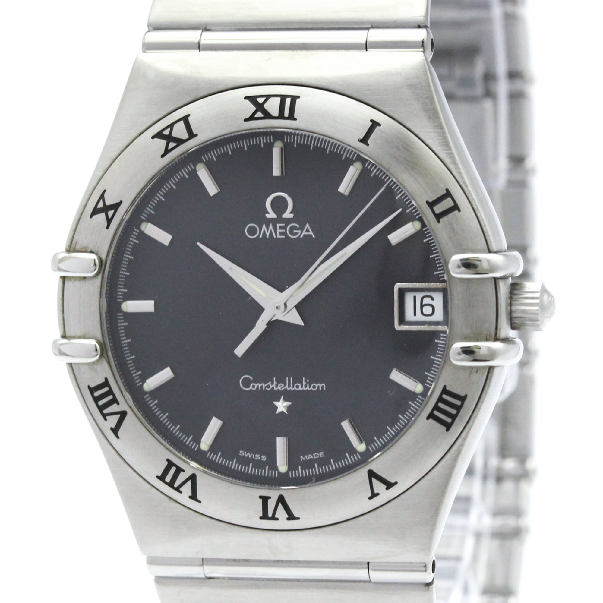 Montre Omega Constellation 1512.4, cadran gris, 33 mm