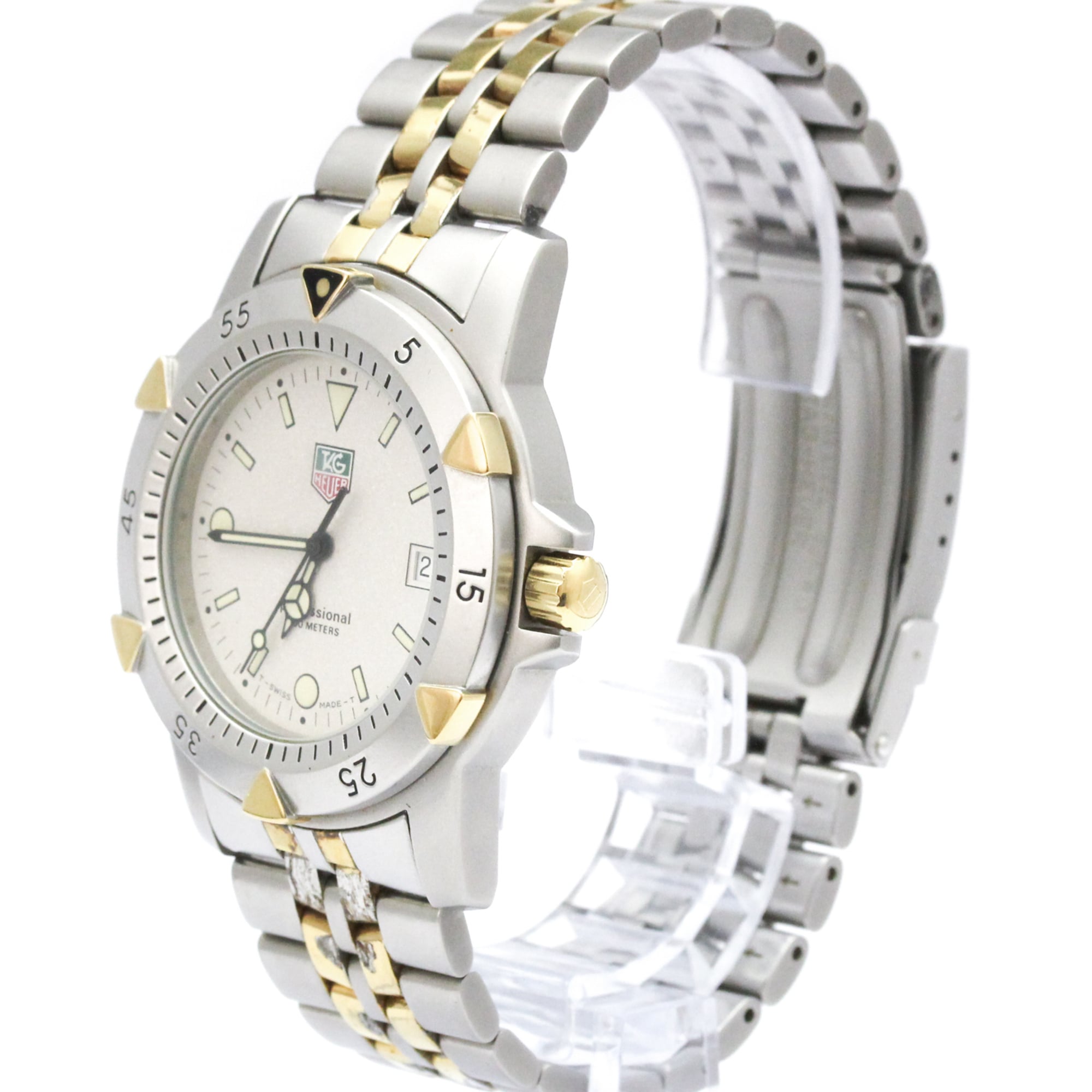 TAG HEUER 1500 Professional Gold Plated Steel Quartz Mens Watch 955.706G