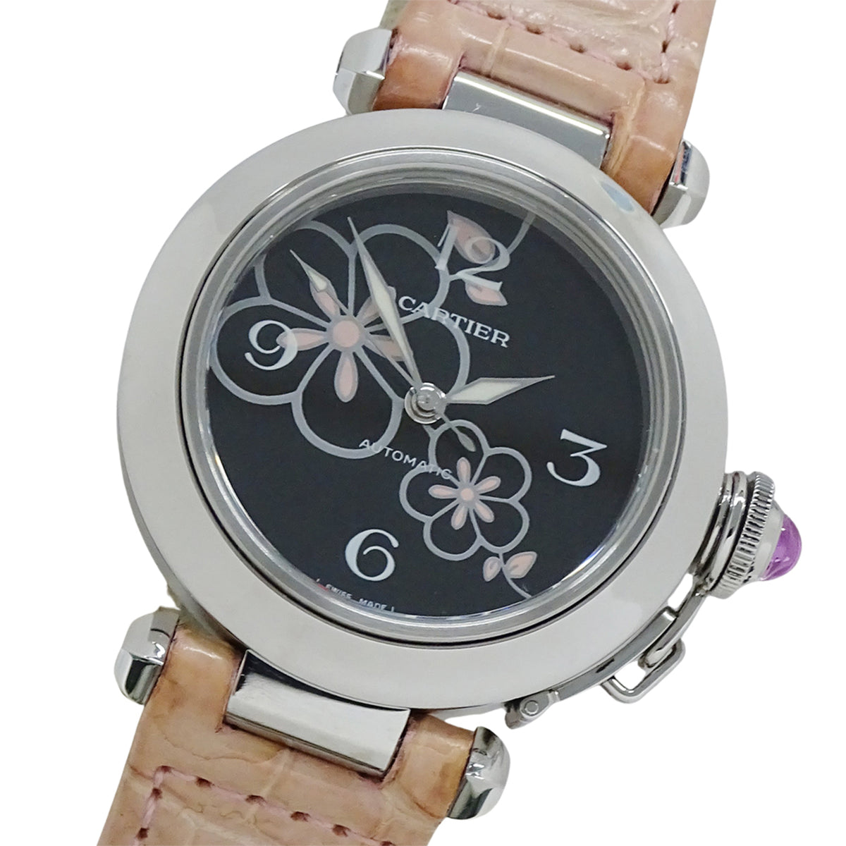 Cartier Pasha C W3109699 Black Dial 35mm Watch