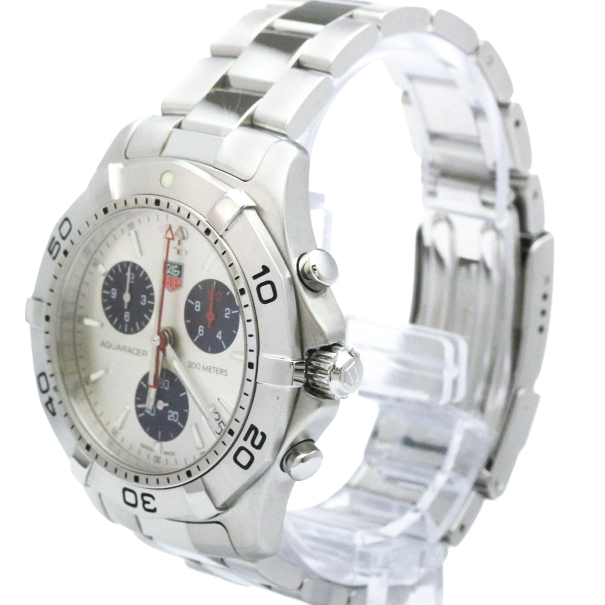 TAG Heuer Aquaracer CAF1111 Silver Dial 42mm Watch