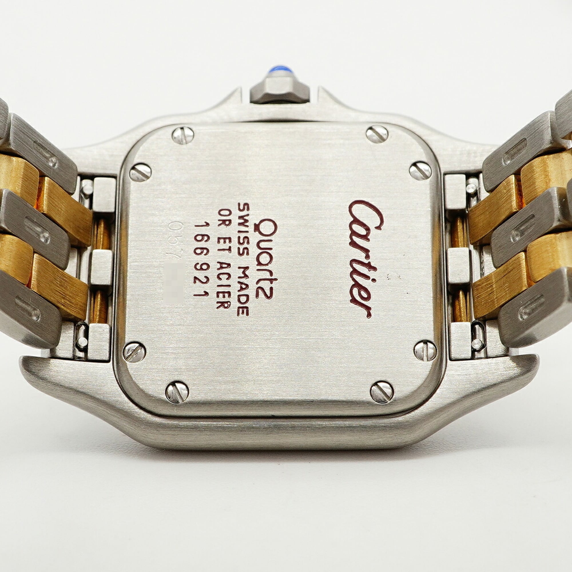 Cartier PanthÃ¨re SM 2-Row Two-Tone 84083242 Ivory Dial Wo