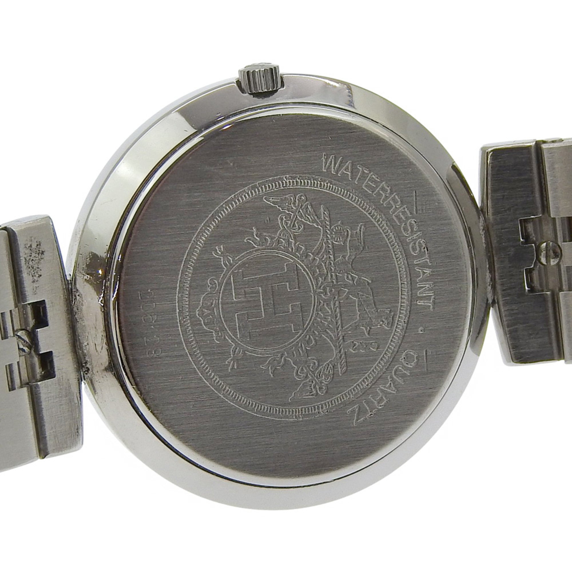 Hermès Serie horloge, roestvrij staal, quartz uurwerk, analoge wijzerplaat, ivoorkleurige wijzerplaat, unisex