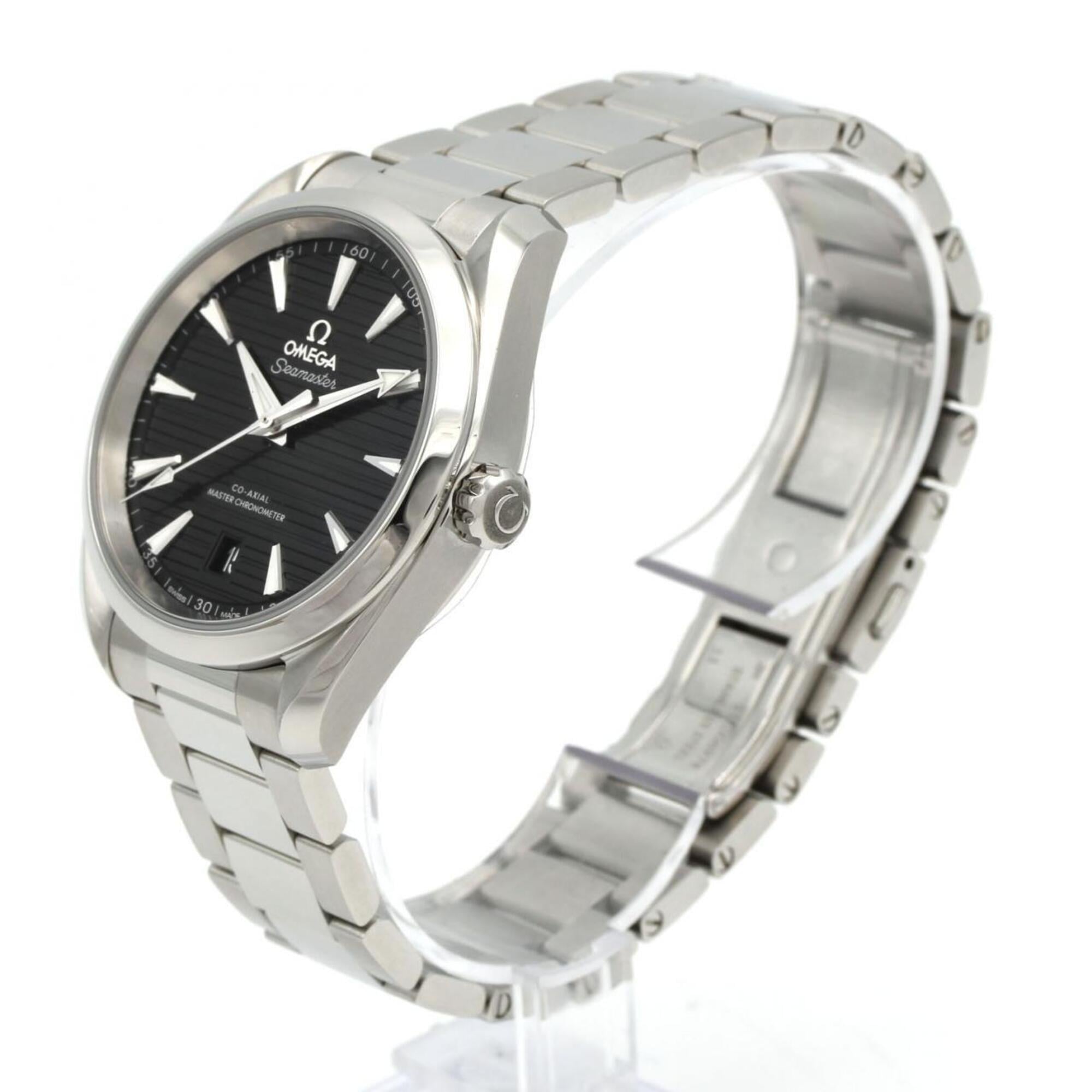 Omega Seamaster 220.10.38.20.01.001 Black Dial Stainless steel 38mm Watch