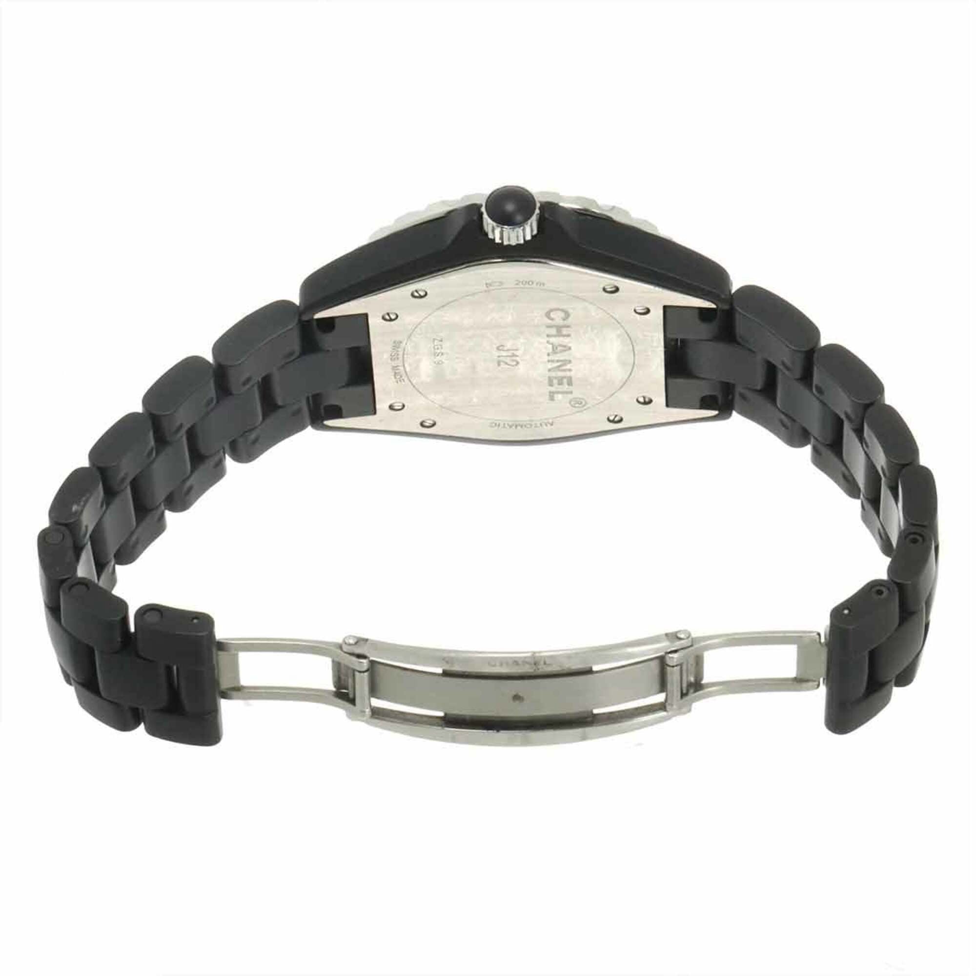 Chanel J12 42mm Men's Watch H3131 Matte Black Ceramic Date Automatic Self-winding