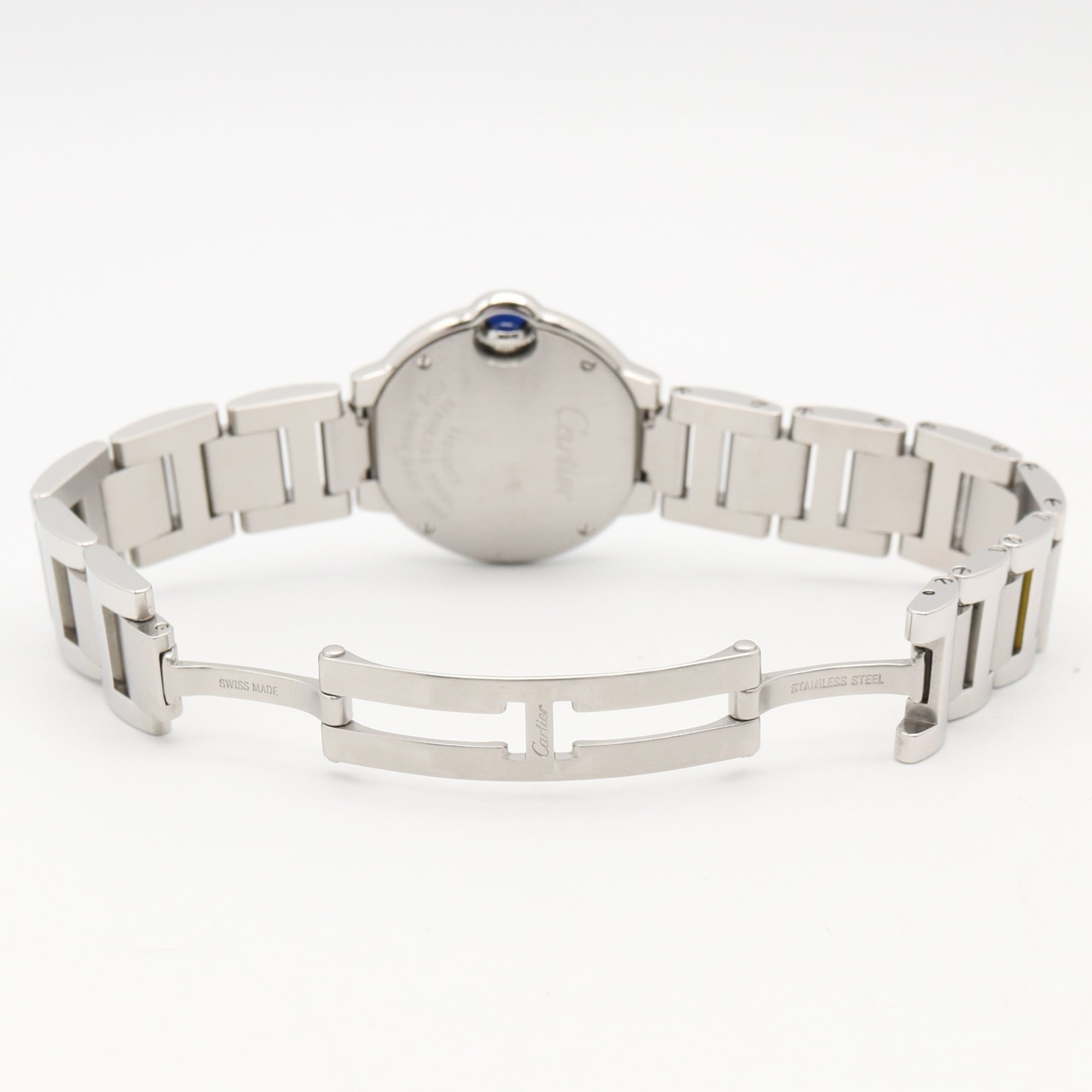 Cartier Ballon Bleu SM W69010Z4 Silver Dial 28mm Watch