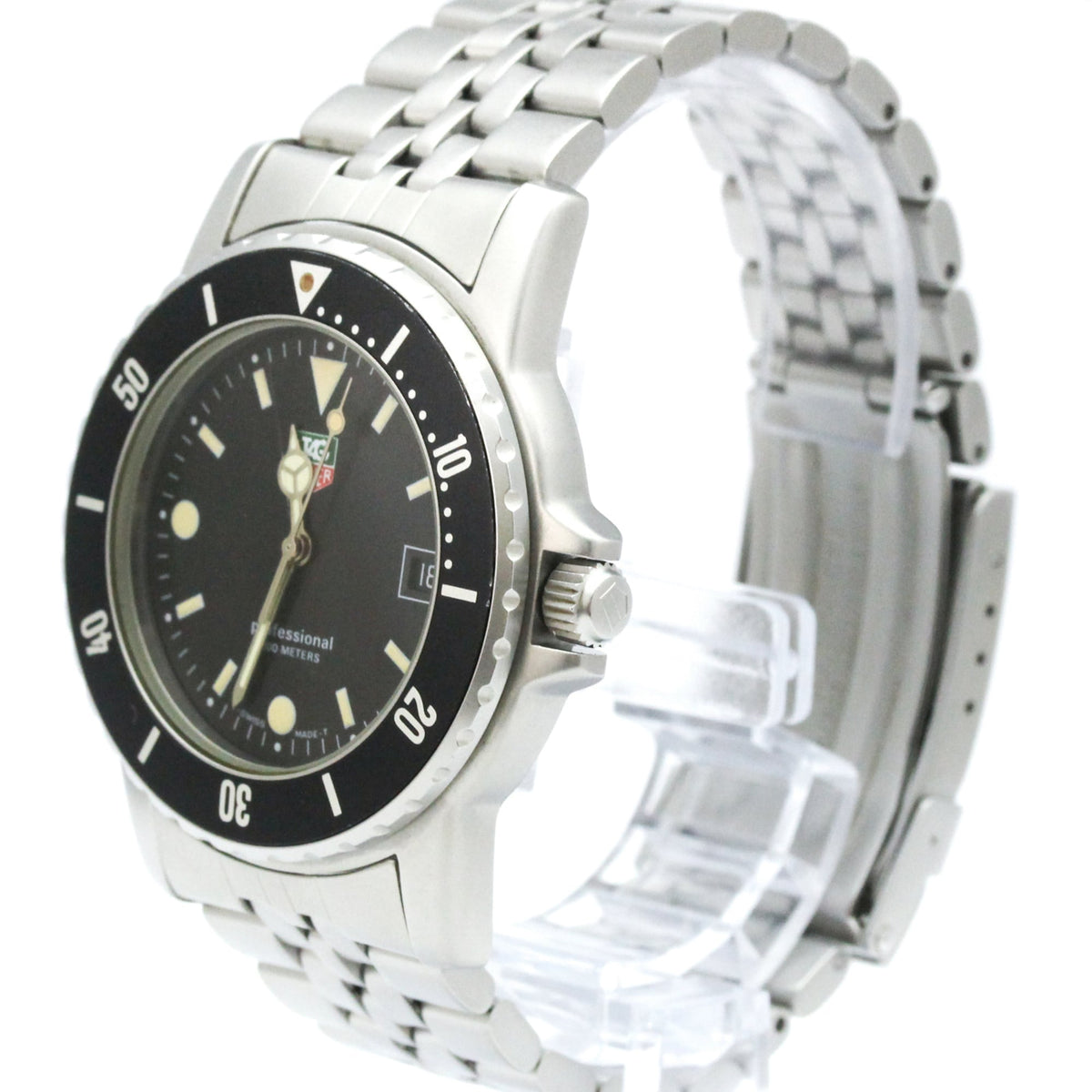 TAG Heuer Professional 929.206G Schwarz Zifferblatt 40mm Uhr