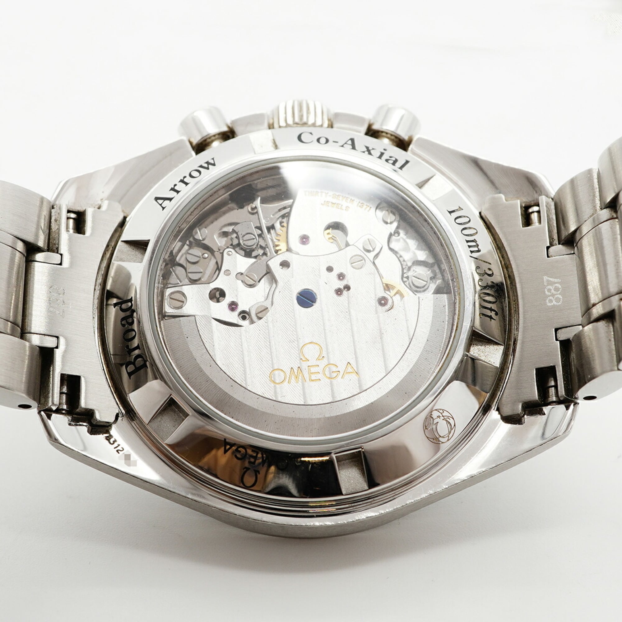 Omega Speedmaster Broad Arrow 321.10.42.50.01.001 herenhorloge met zwarte wijzerplaat
