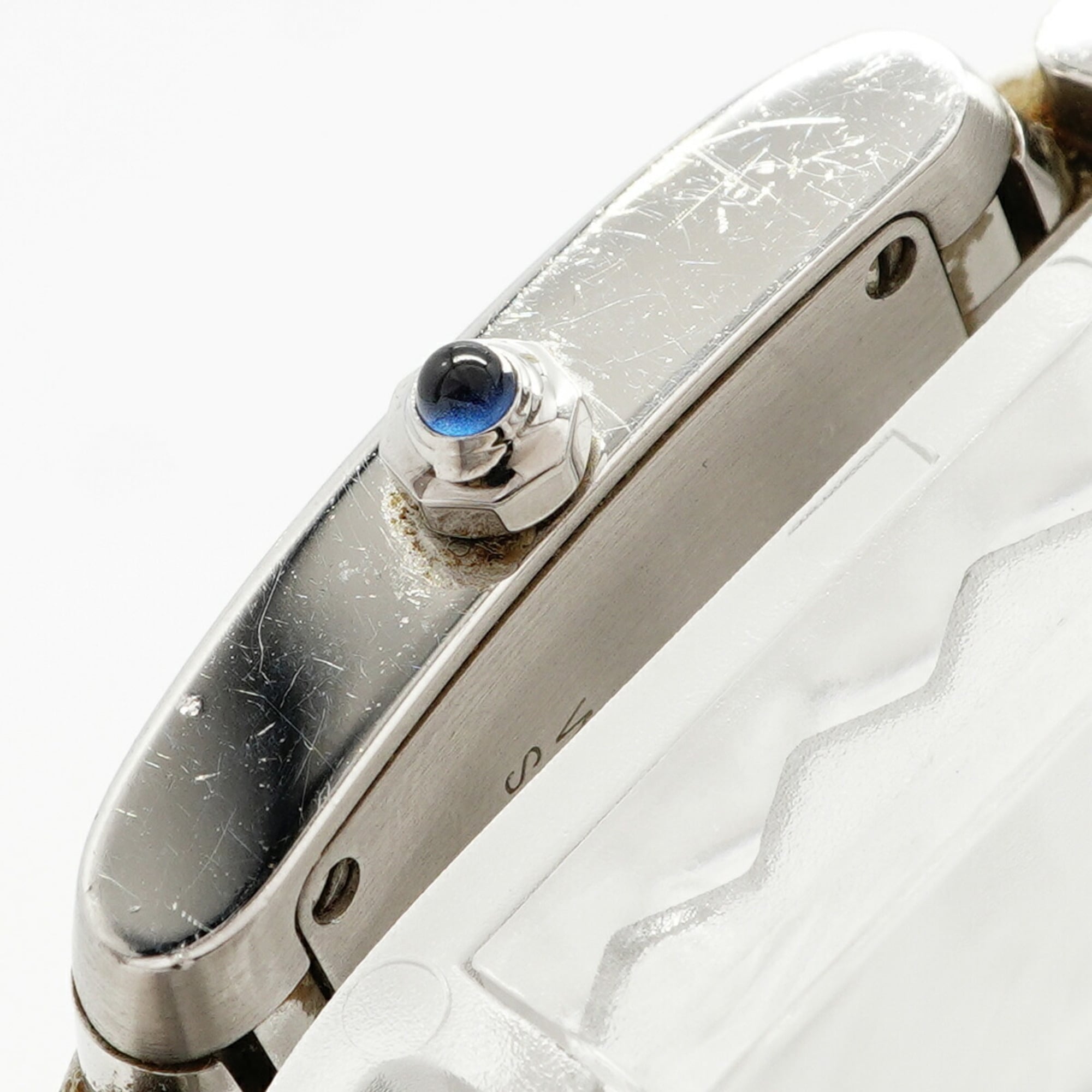 Cartier Tank Française SM W51008Q3 Damenuhr Elfenbein Zifferblatt
