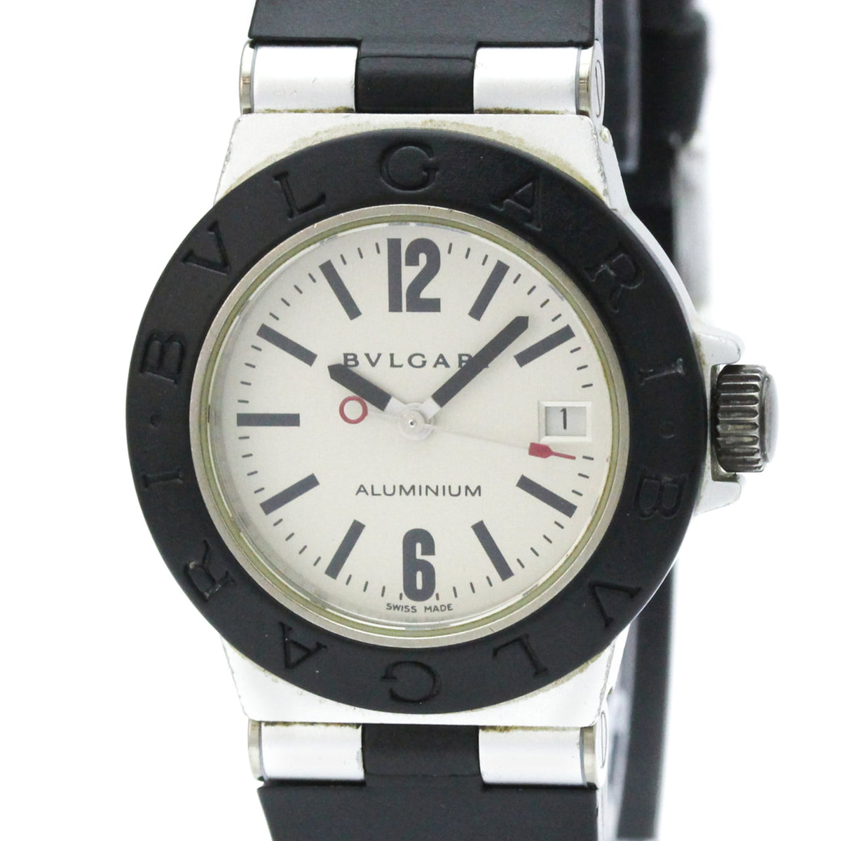 Bvlgari Aluminium AL29TA Carbon Dial 29mm Watch