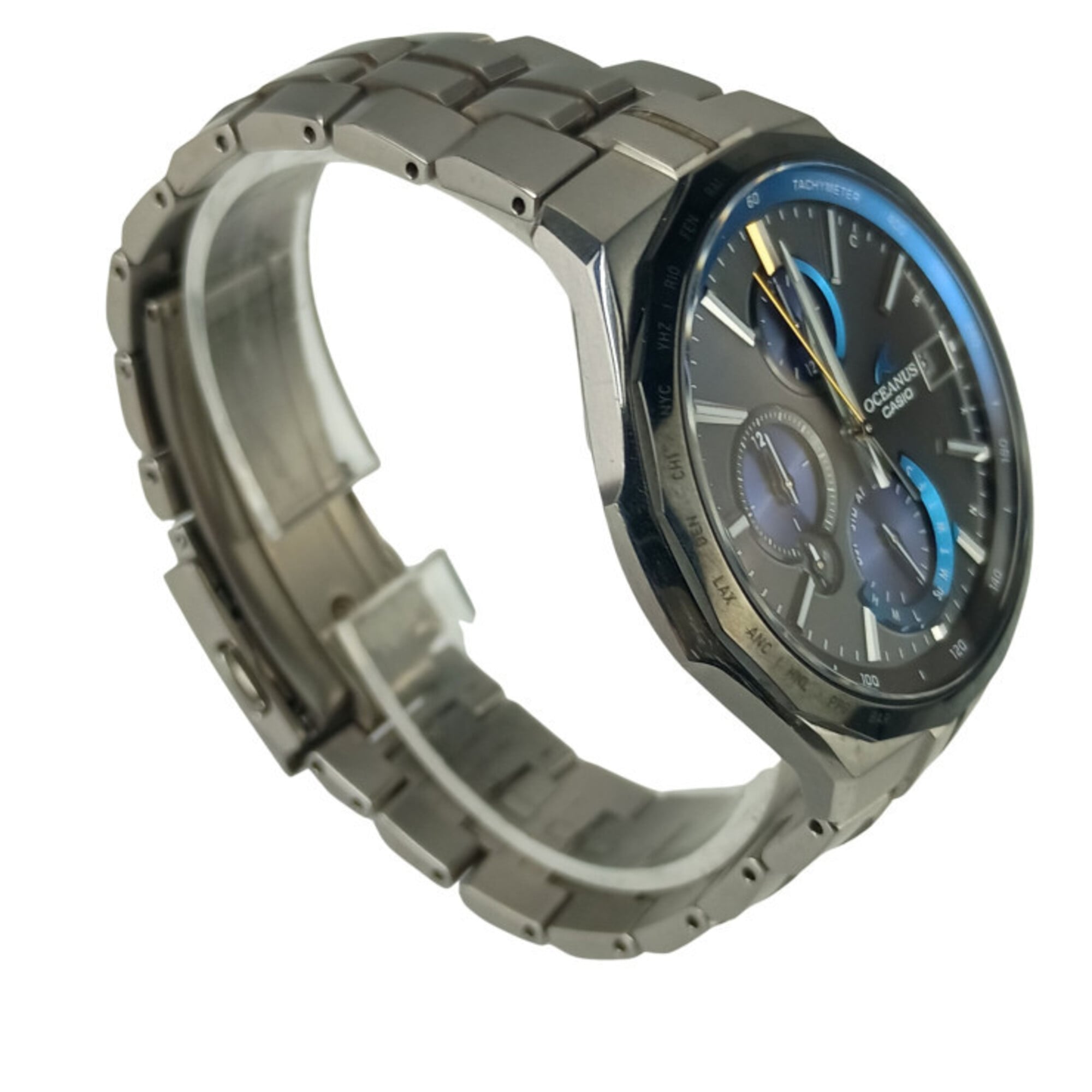 Montre Casio Oceanus Manta OCW-S5000-1AJF Noir avec cadran de 42 mm
