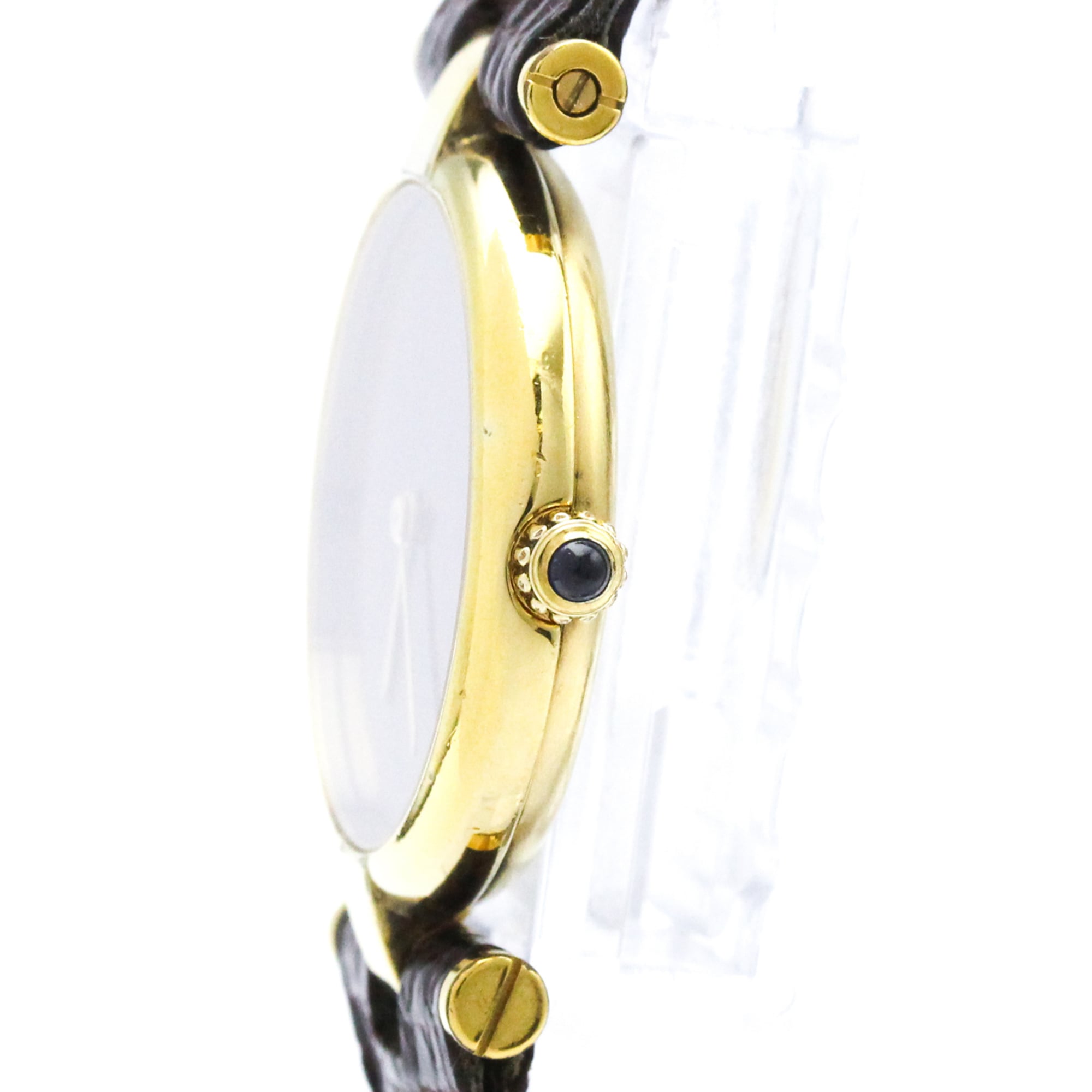 Cartier Must Quartz Gold Plated Women's Dress/Formal
