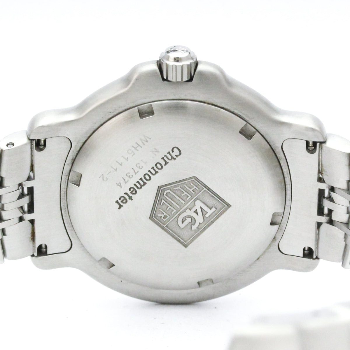 TAG Heuer Serie 6000 WH5111 Silber Zifferblatt 39mm Uhr