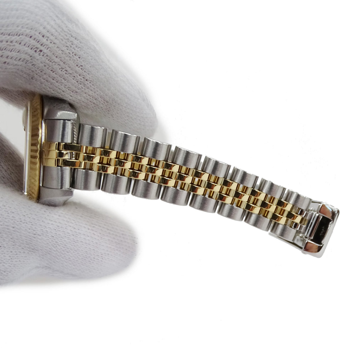 Rolex Datejust 69173 W, goldenes Zifferblatt, 26 mm Uhr
