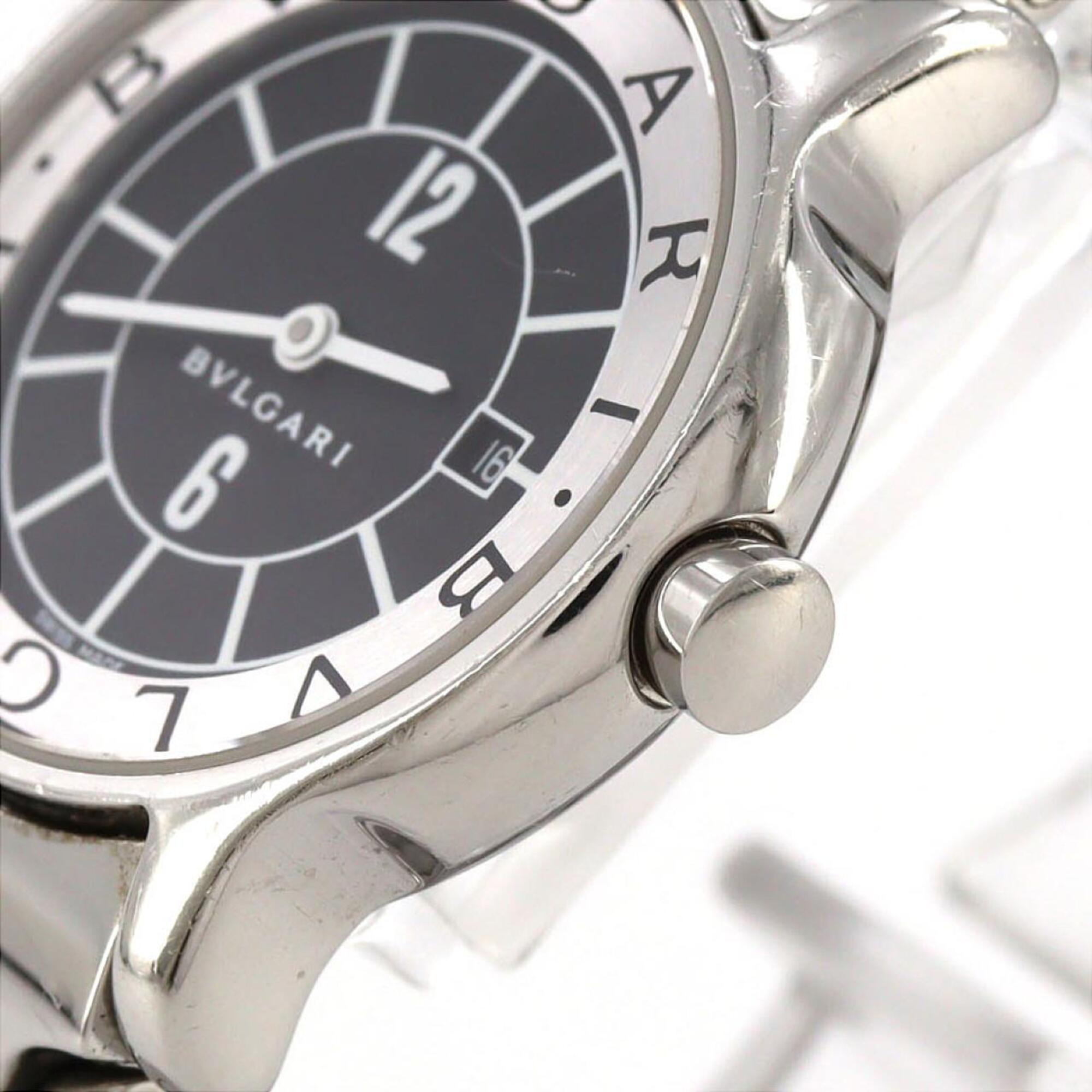 Bulgari Solotempo ST29S ST29BSSD Stainless Steel Quartz