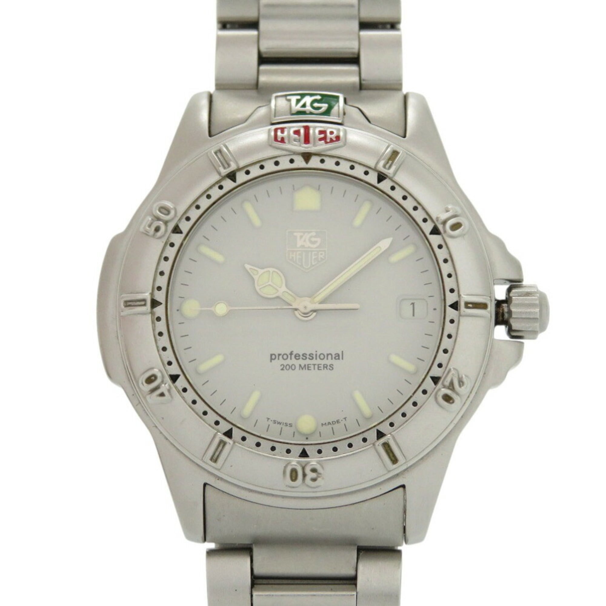 TAG Heuer クォーツ時計 シルバー 200m防水 TAG Heuer Professional 200m 999.706A Stainless Steel Grey Quartz Watch