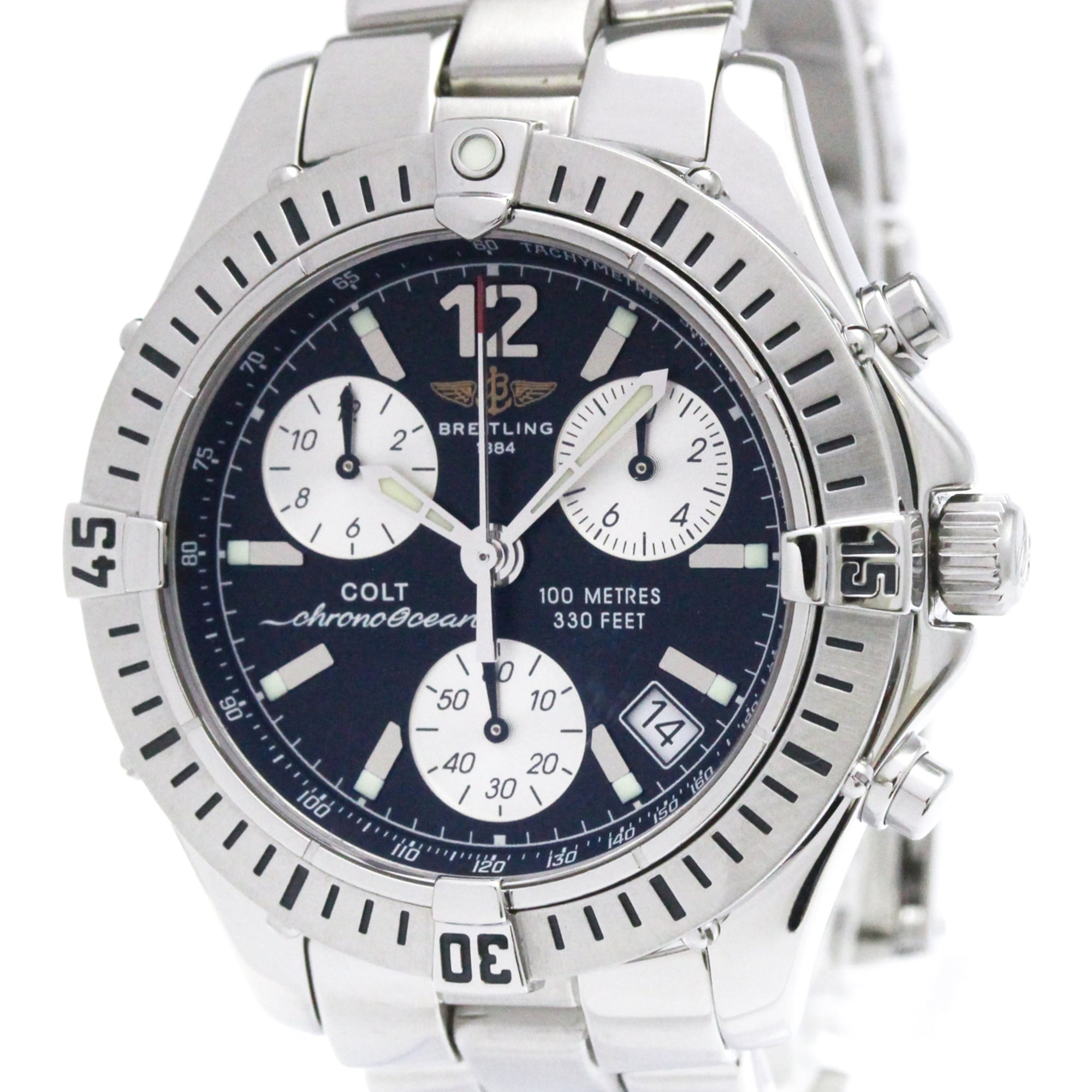 Montre Breitling Colt A53350 Noir cadran 38 mm