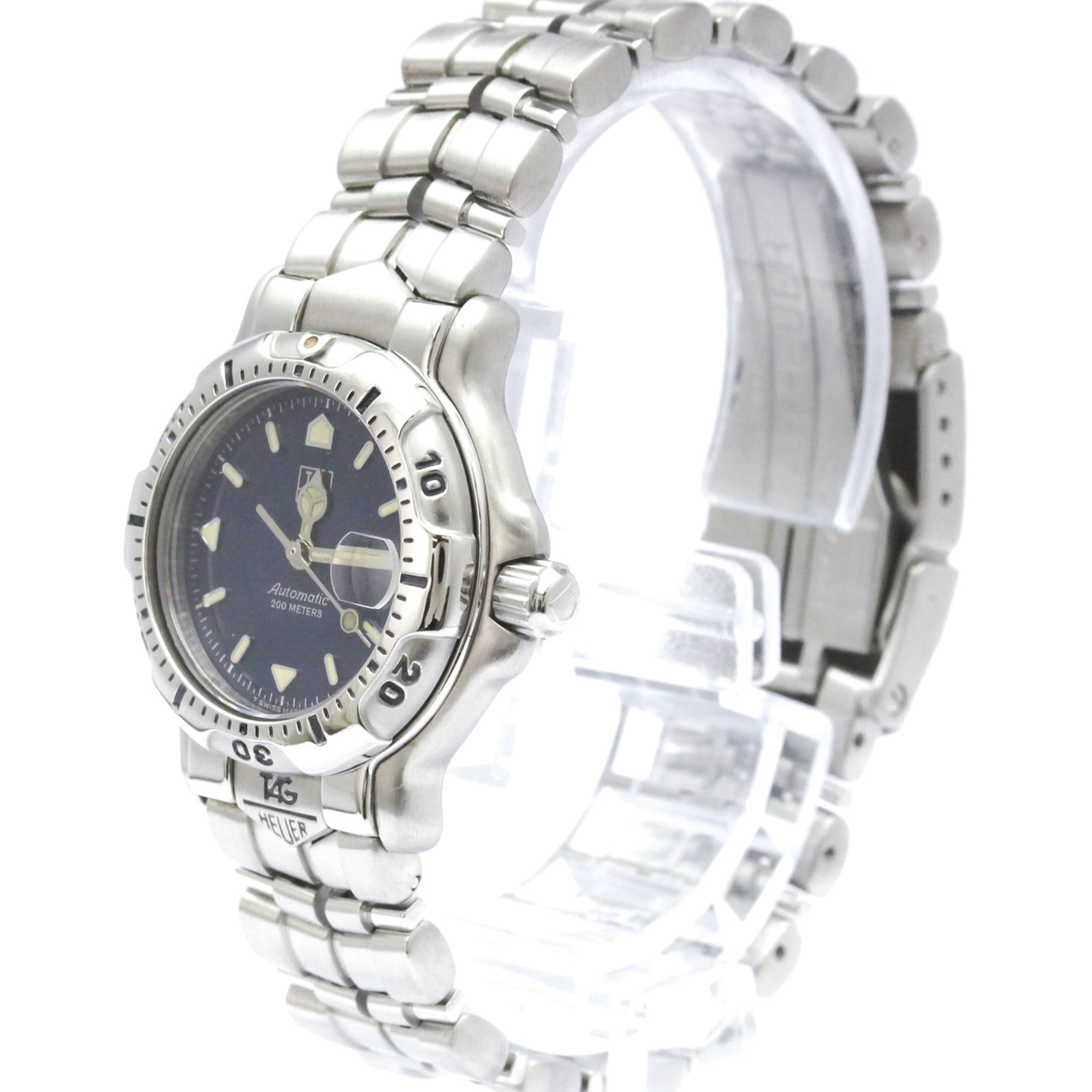 TAG HEUER 6000 Chronometer Steel Automatic Ladies Watch WH2313 Polished