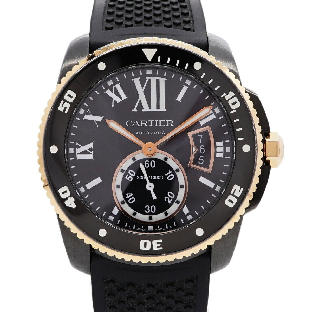 Cartier Calibre de W2CA0004 Black Dial 43mm Watch