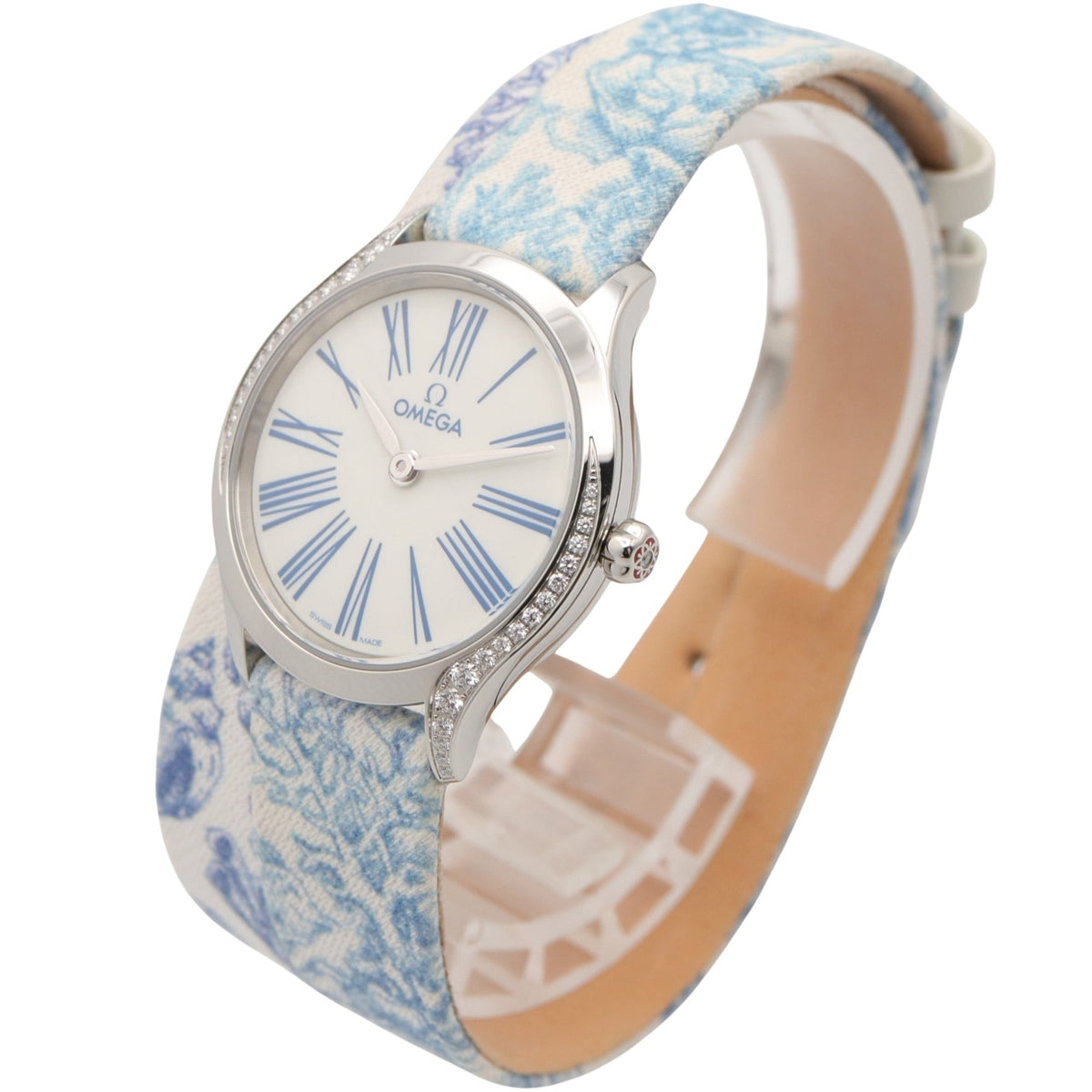 Omega De Ville Mini Tresor 428.17.26.60.04.001 White Dial 26mm Watch