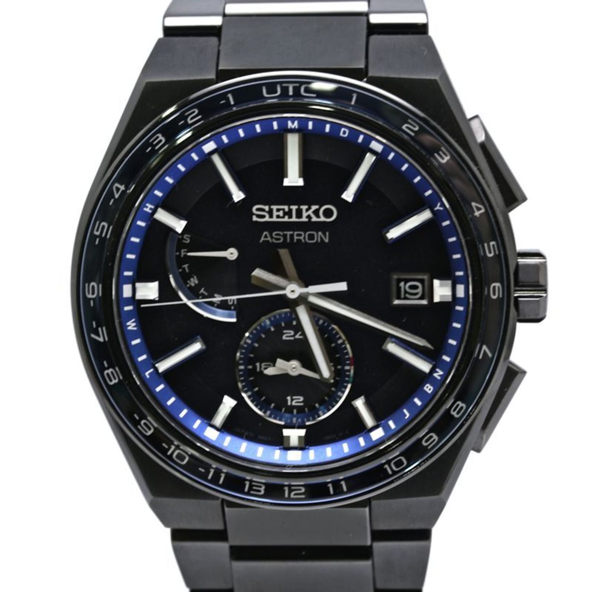 Seiko Astron SBXY041 8B63-0BB0 Black Dial 43mm Watch