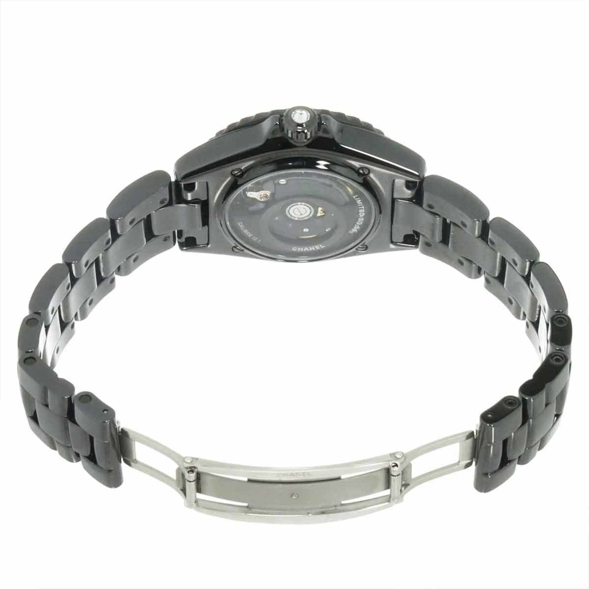 Chanel J12 Edition Noir 38mm H6347 Limited of 55 Pieces Worldwide Black Ceramic Automatic Self-