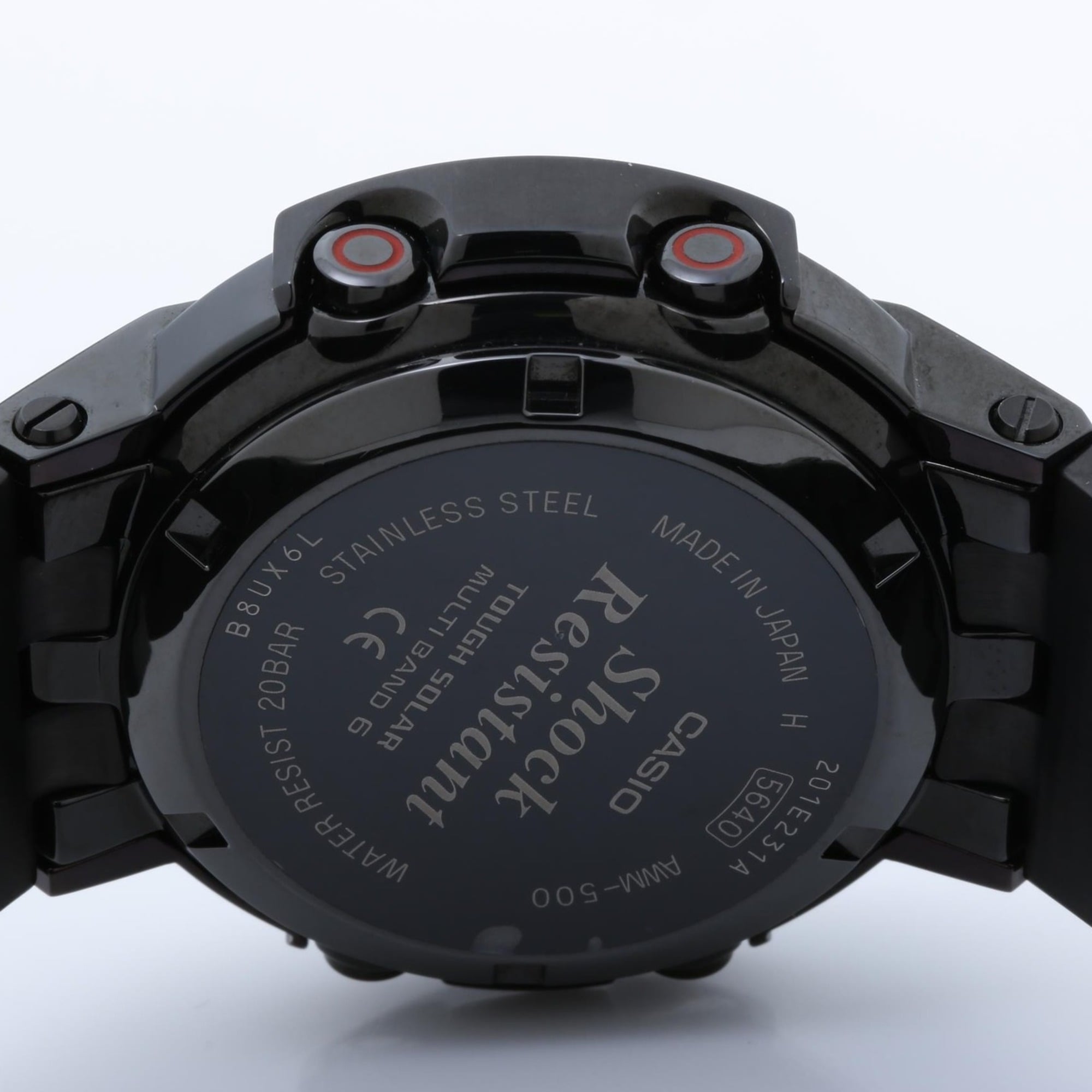 CASIO G-SHOCK FULL METAL AW-500 SERIES AWM-500-1AJF Black Stainless Steel Men's Watch