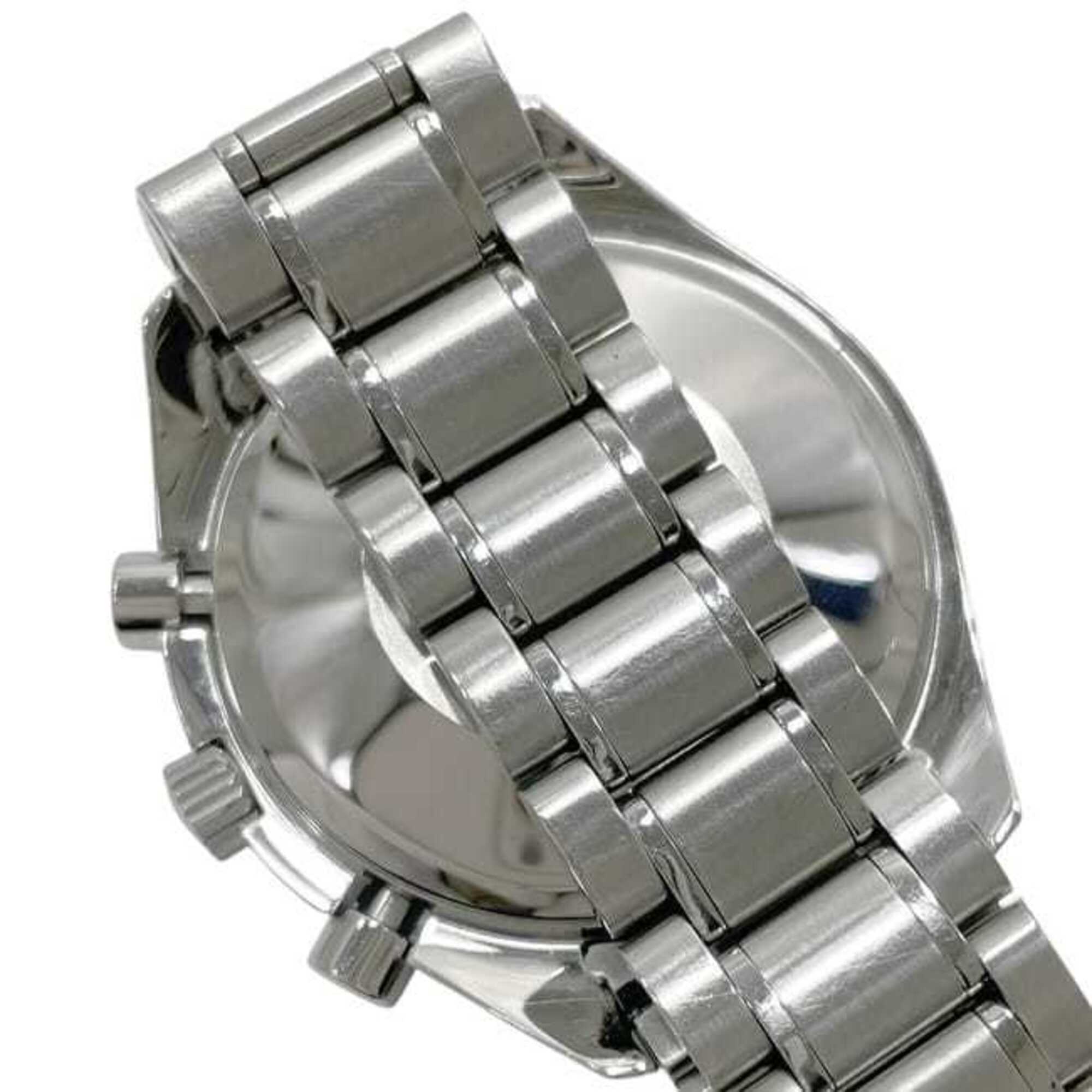Montre Omega Speedmaster Triple Calendar, Blanc Crème argent, 3523.30, Chronographe, remontage Automatique, acier inoxydable.