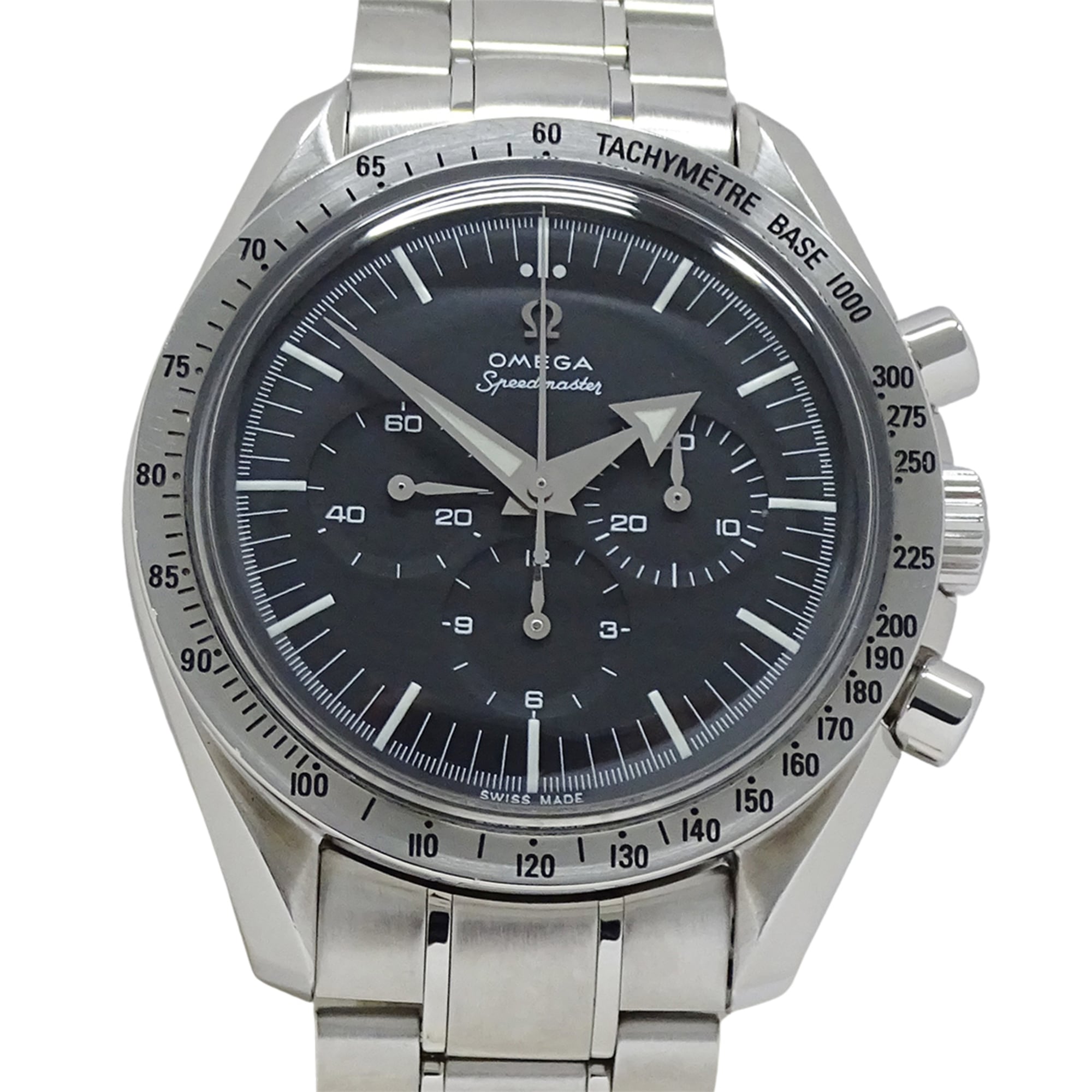 Omega Speedmaster First Replica 3594.50 Brand Name Chronograph Manual Stainless Steel (SS) Silver Black