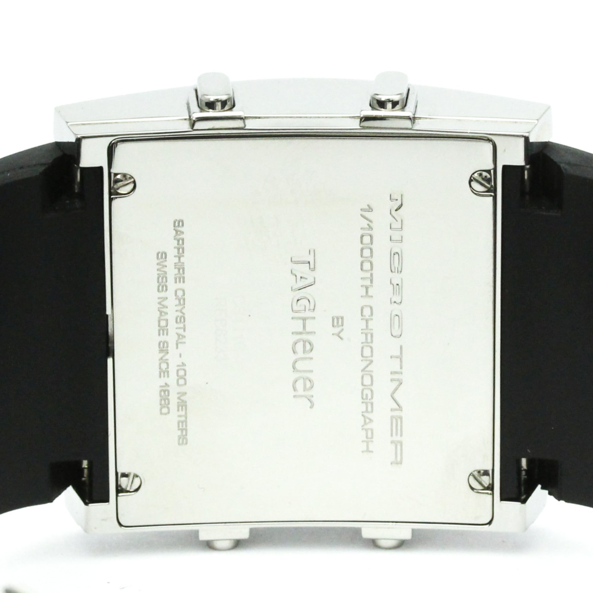 TAG Heuer Microtimer CS111C Black Dial Stainless steel 38mm Watch
