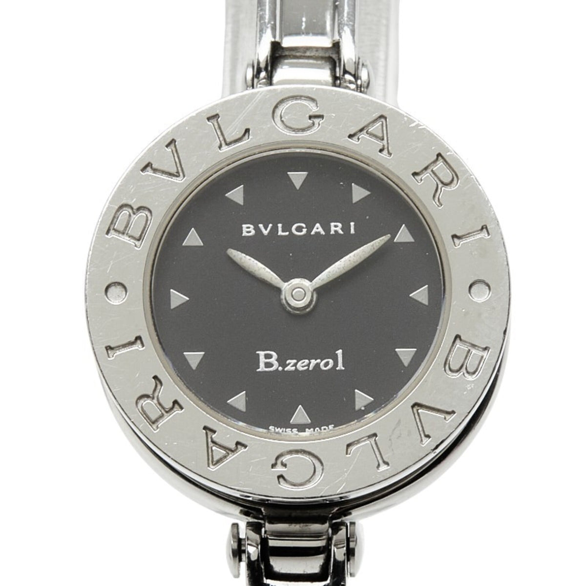 Bulgari B.zero1 Armreif BZ22S Schwarz Zifferblatt 22 mm Uhr