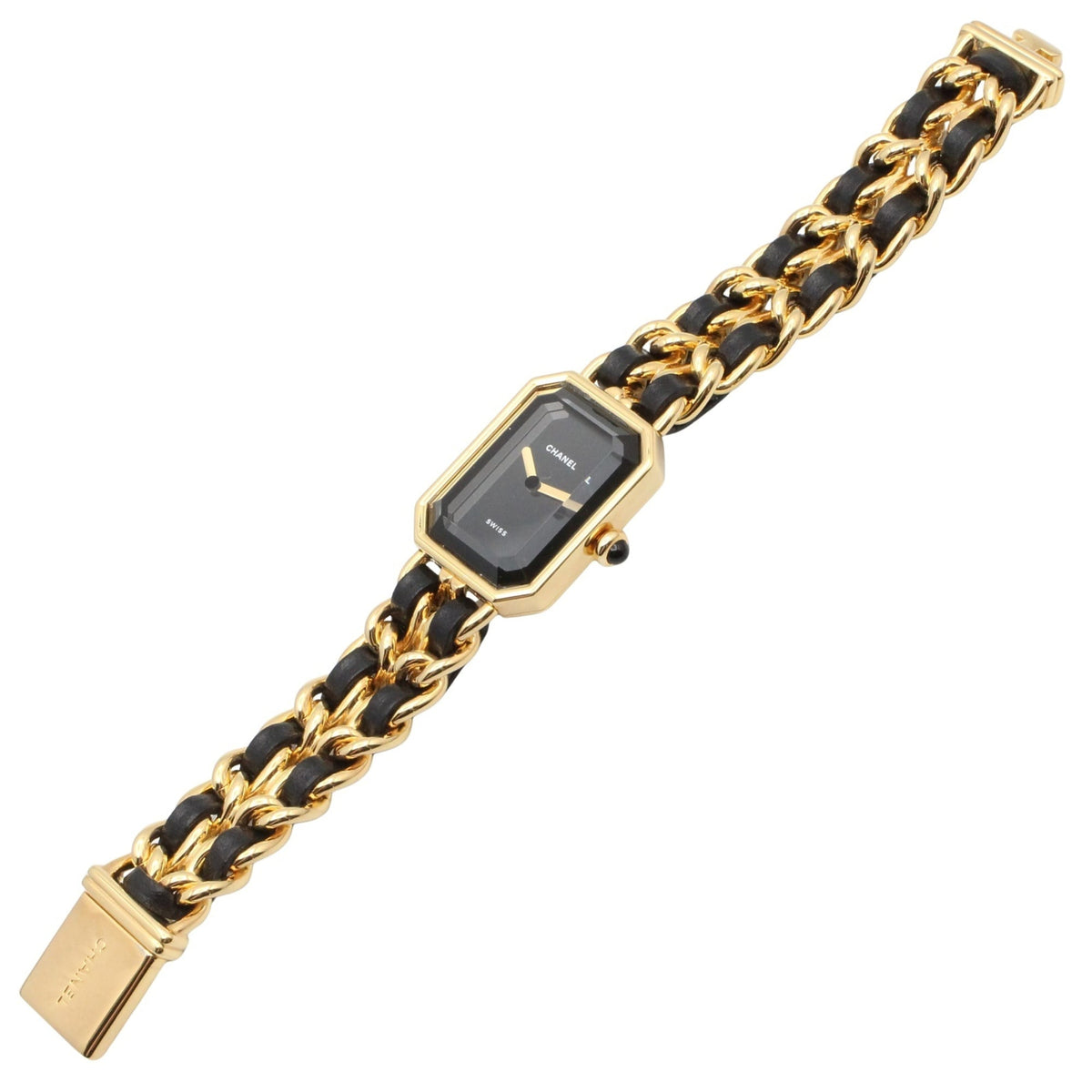 Chanel CHANEL Première S H0001 Black Dial 20mm Watch