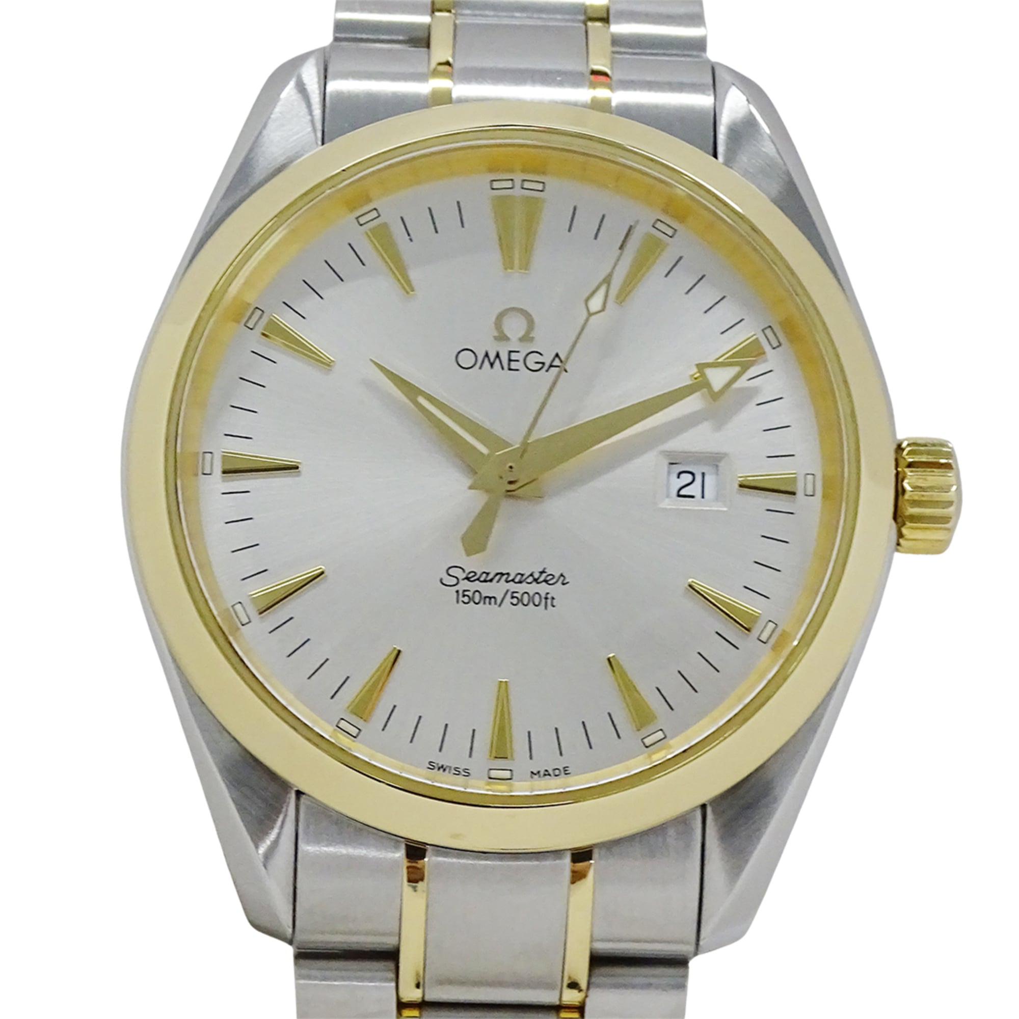 Omega Seamaster Aqua Terra 2317.30 Brand Name Date Quartz Stainless Steel (SS) Gold (YG) Combination