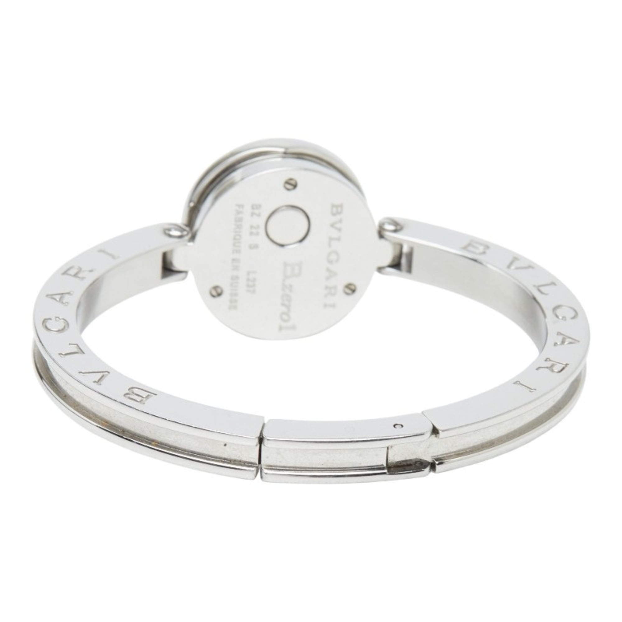 Bulgari Bzero1 BZ22S Quarz-Uhr, Schwarz Zifferblatt, Edelstahl, Damenuhr BVLGARI