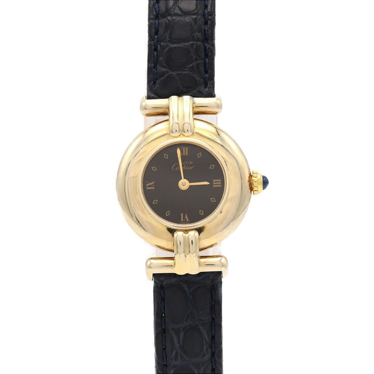 Cartier Must Colisée SM Black Dial 24mm Watch