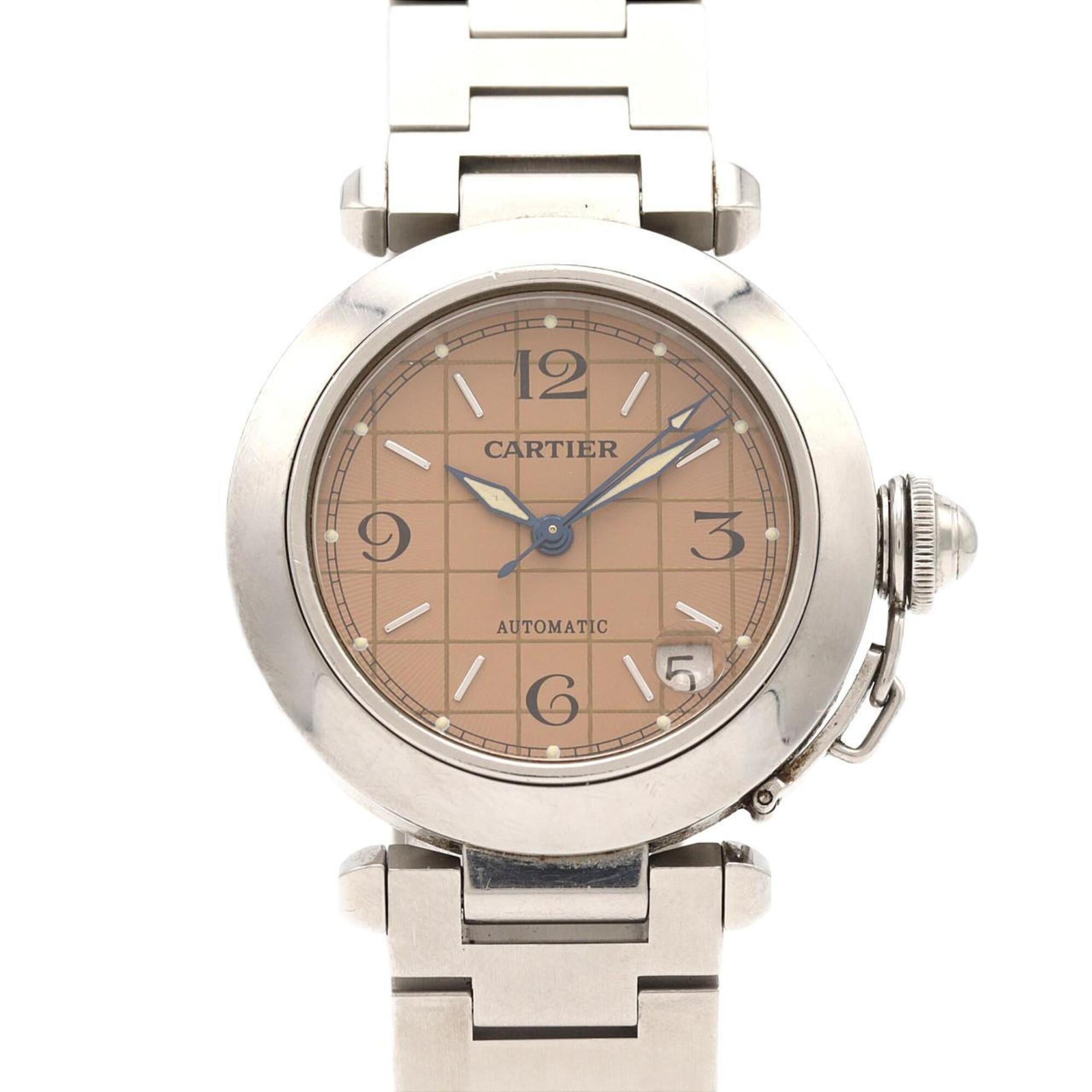 Cartier Pasha C W31024M7 Pink Dial 35mm Watch