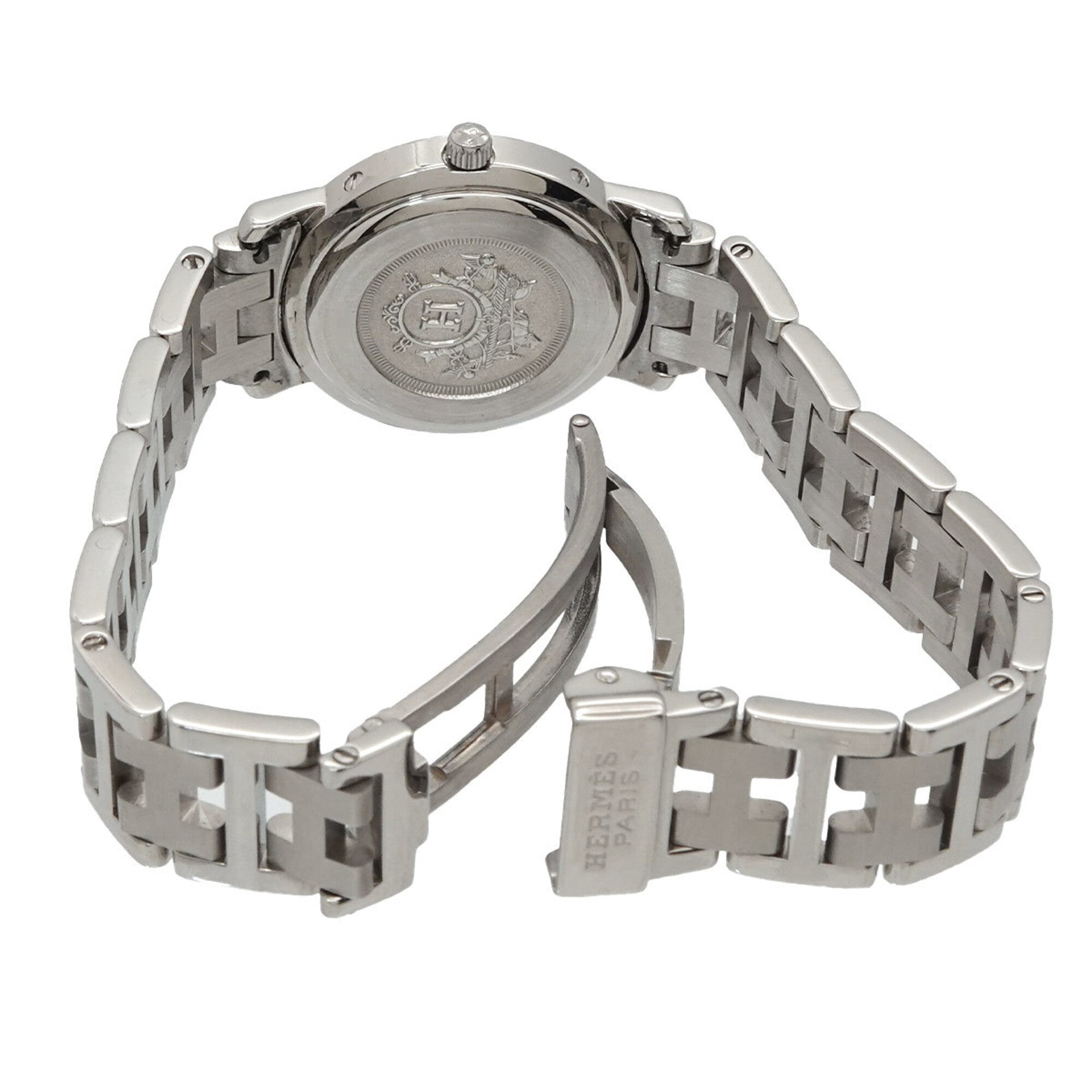 Hermes Clipper CL4.210 White Dial 24mm Watch