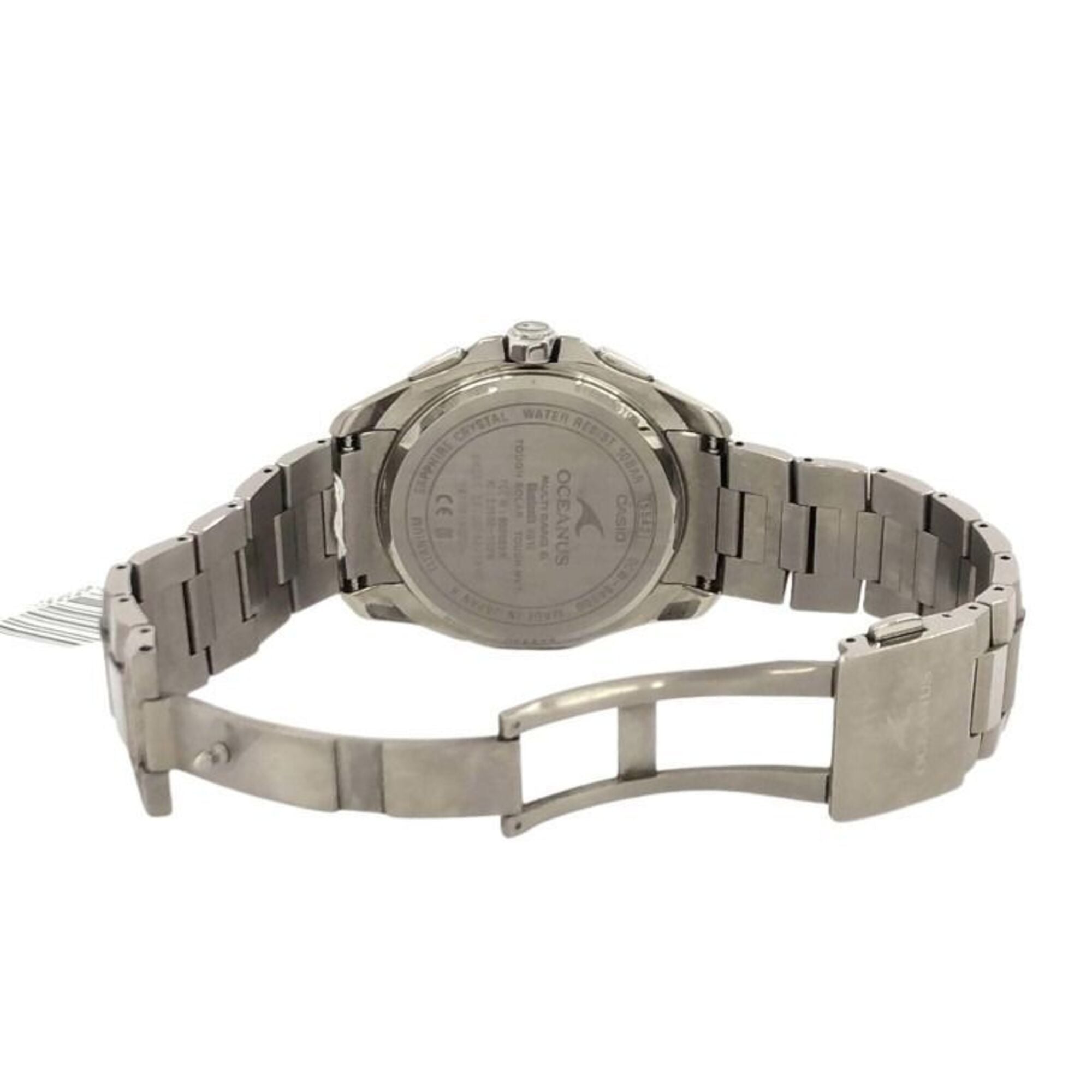 Montre Casio OCEANUS Manta série S4000, modèle OCW-S4000-1AJF Noir, cadran de 43 mm