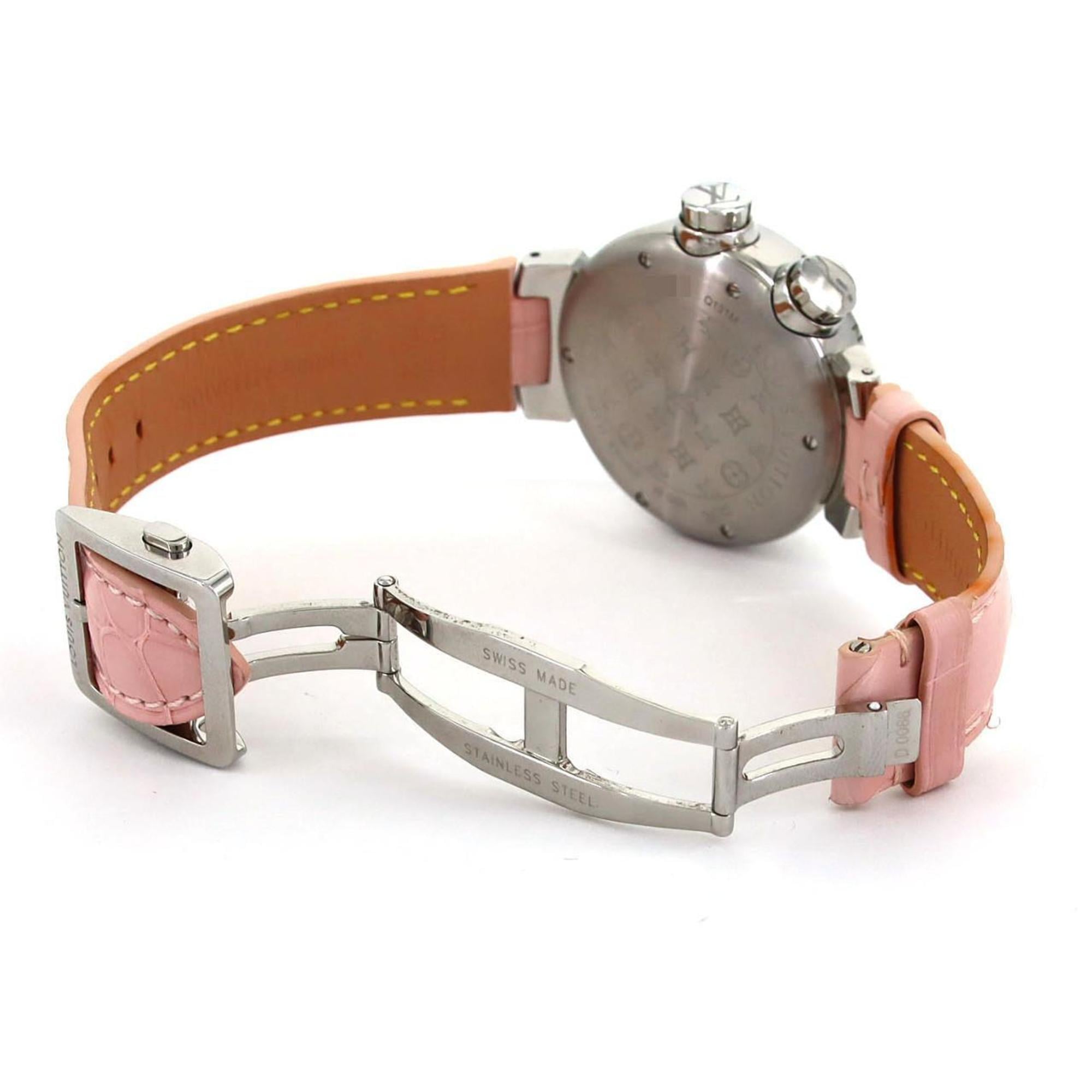 Louis Vuitton Tambour Diving Q131M roestvrijstalen quartzhorloge