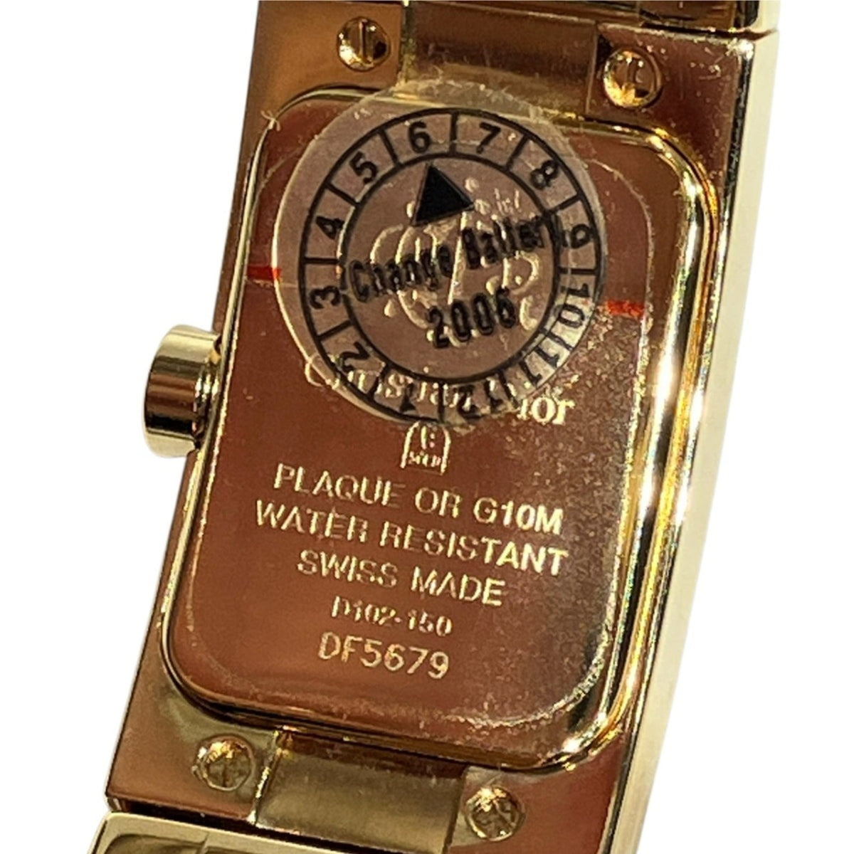 Christian Dior Diorific D102-150 horloge met wijzerplaat van 15 mm